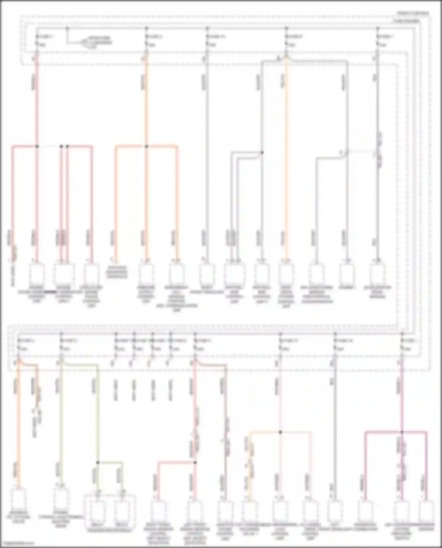 Wiring diagram anti-roll bar control unit for Porsche Cayenne Turbo III (2017-2023) (3 of 5)