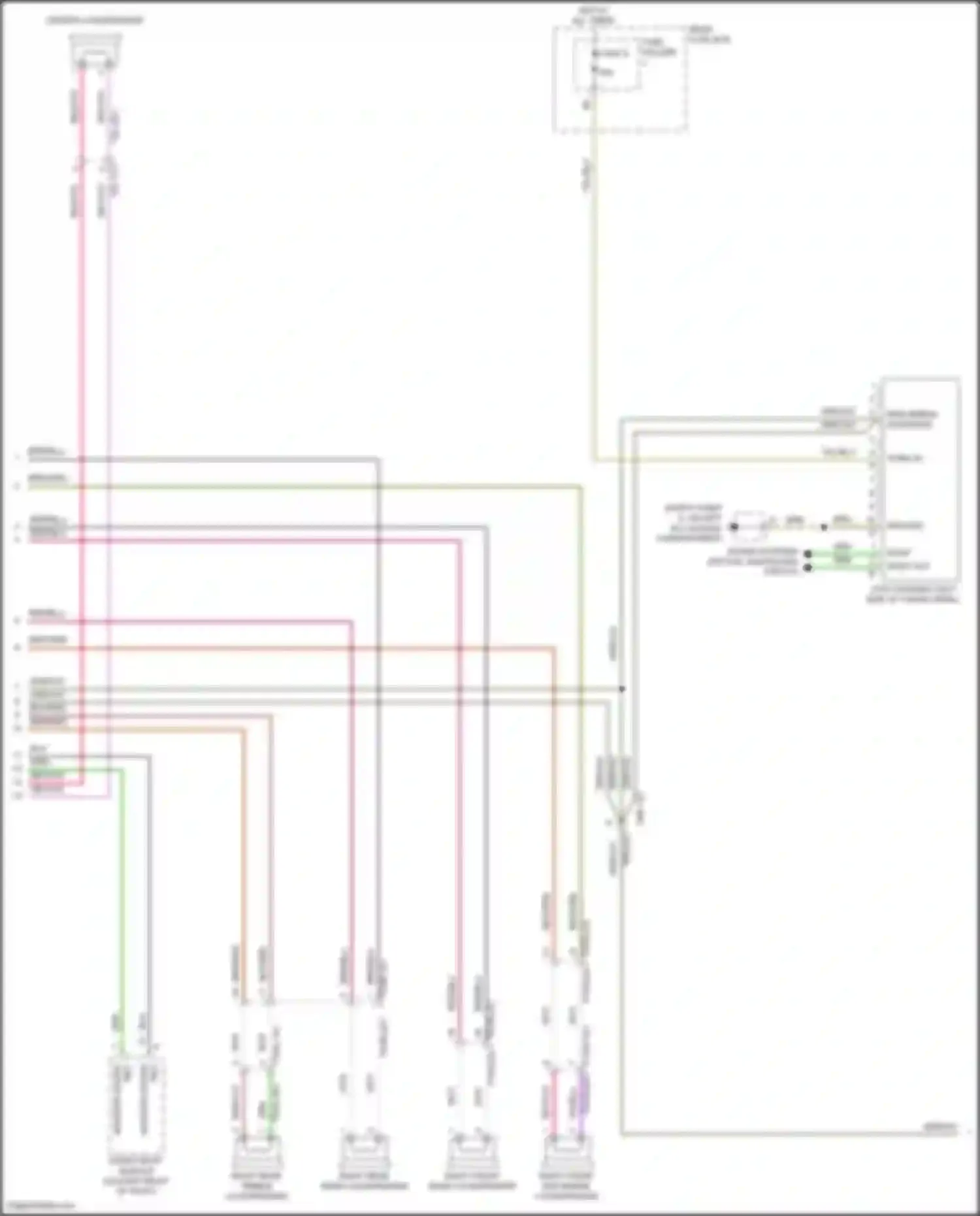 Wiring diagram brn/vio for Porsche Cayenne Turbo III (2017-2023) (7 of 61)