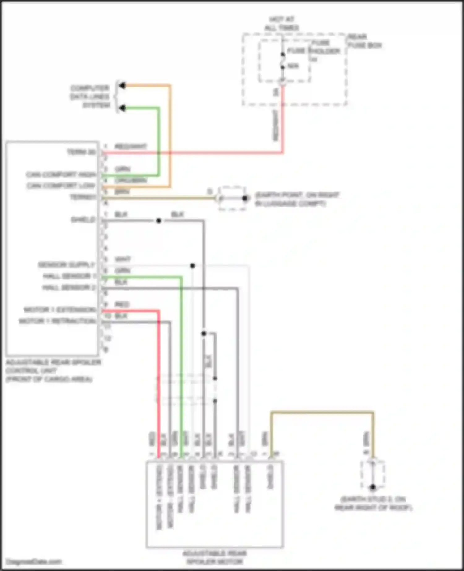 Wiring diagram can comfort high for Porsche Cayenne Turbo III (2017-2023) (1 of 24)