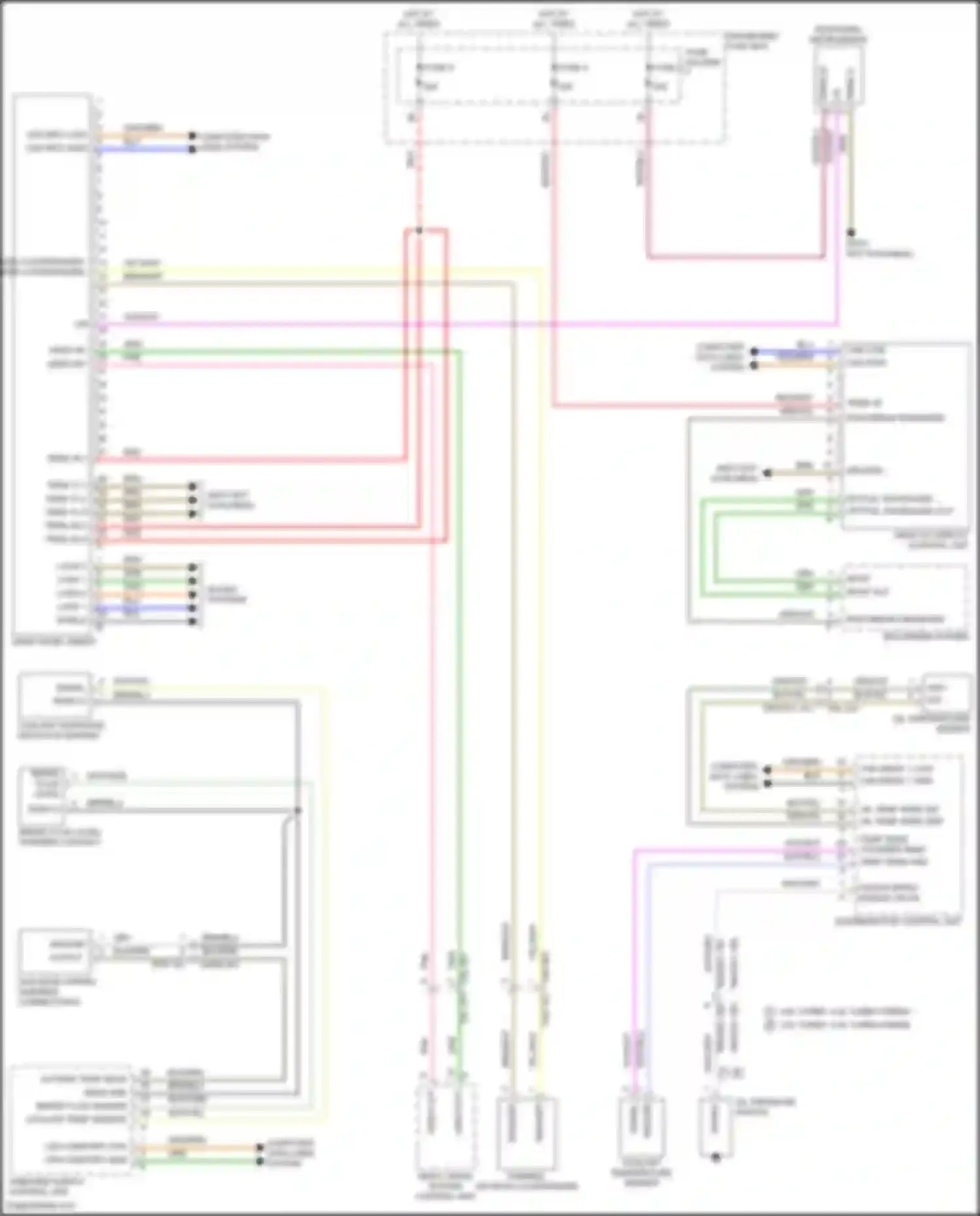 Wiring diagram coolant temperature sender for Porsche Cayenne Turbo III (2017-2023) (7 of 10)