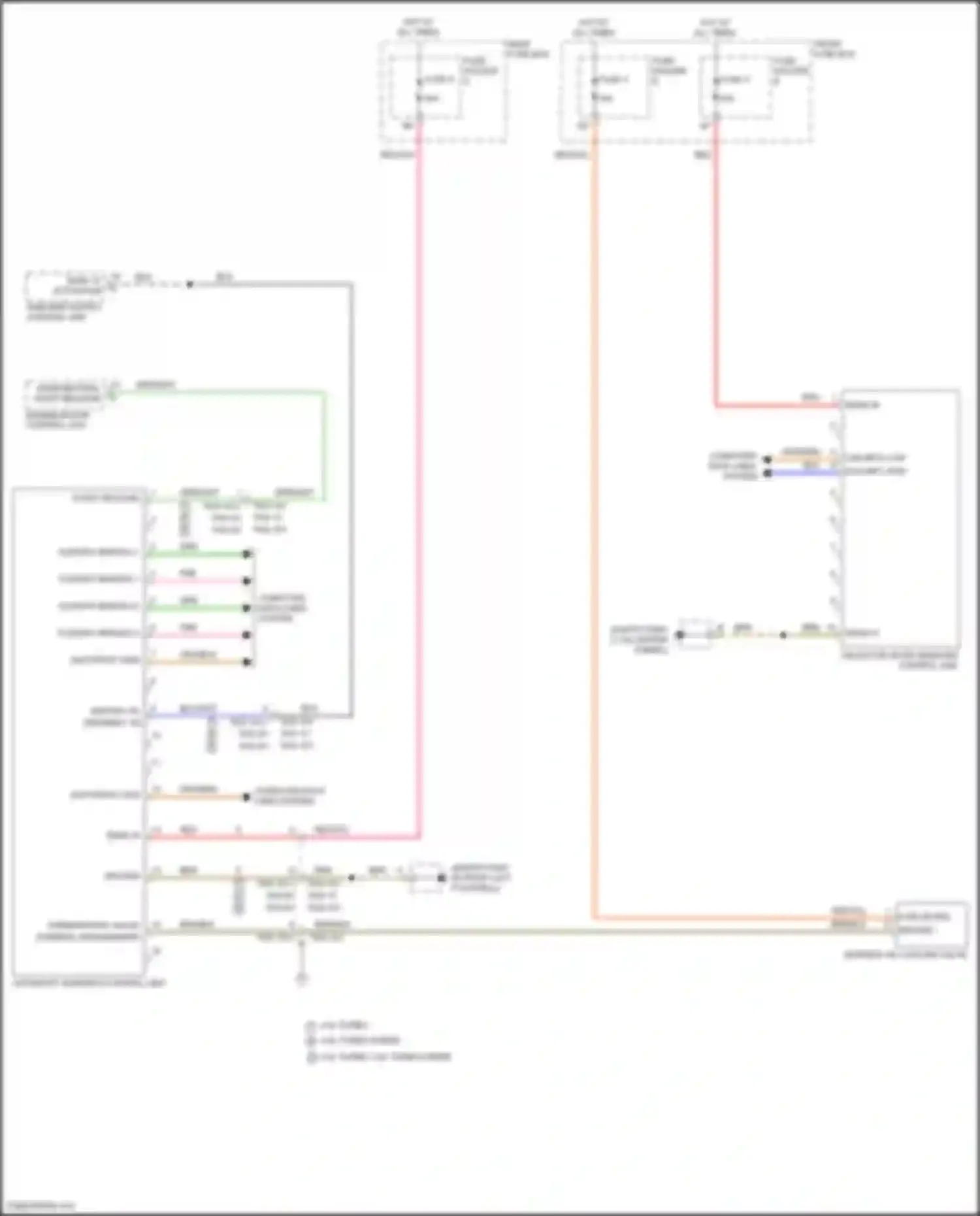 Wiring diagram flexray branch 1 bp for Porsche Cayenne Turbo III (2017-2023) (1 of 8)