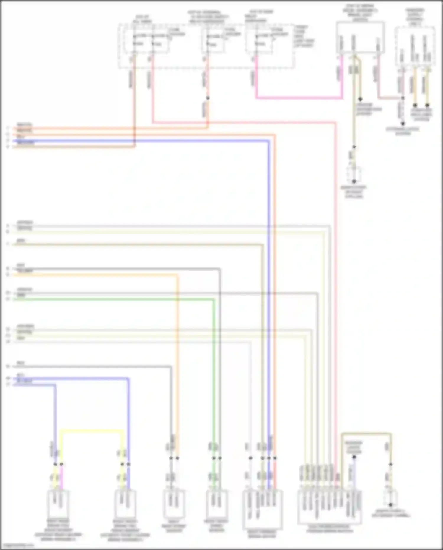 Wiring diagram yel for Porsche Cayenne Turbo III (2017-2023) (2 of 42)