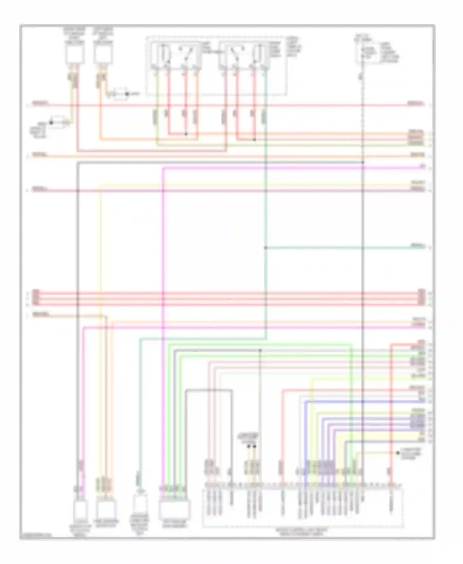 Cayenne Porsche I facelift (2007-2010): Wiring diagram engine performance 3.6l (4 of 5)