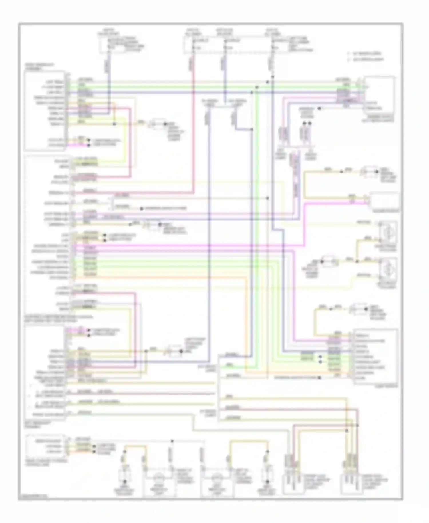 Cayenne Porsche I facelift (2007-2010): Headlights circuit