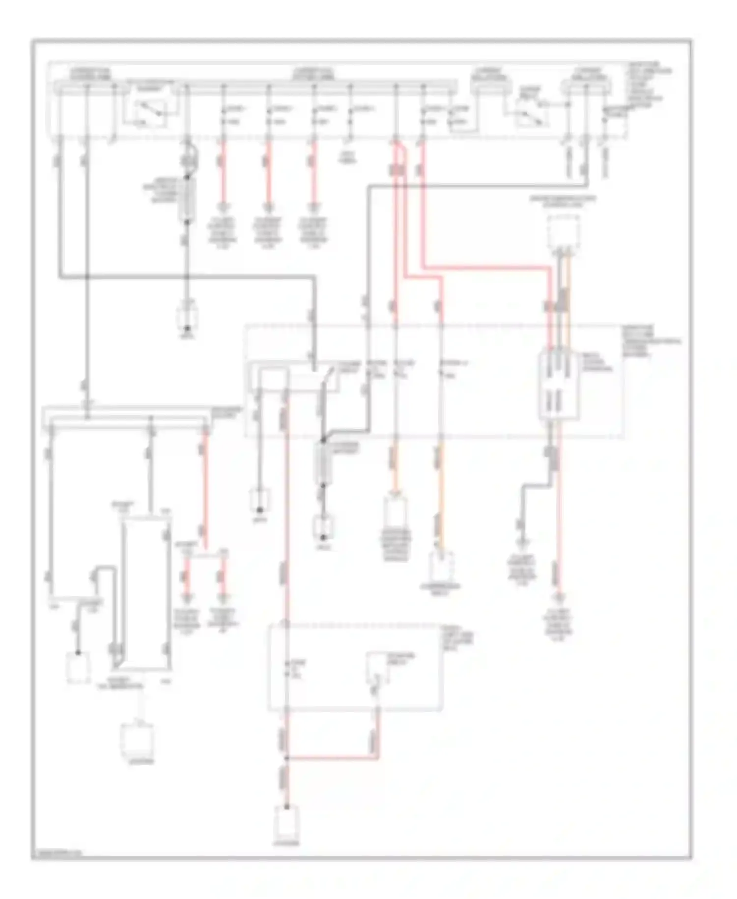 Cayenne Porsche I facelift (2007-2010): Power distribution circuit (1 of 8)