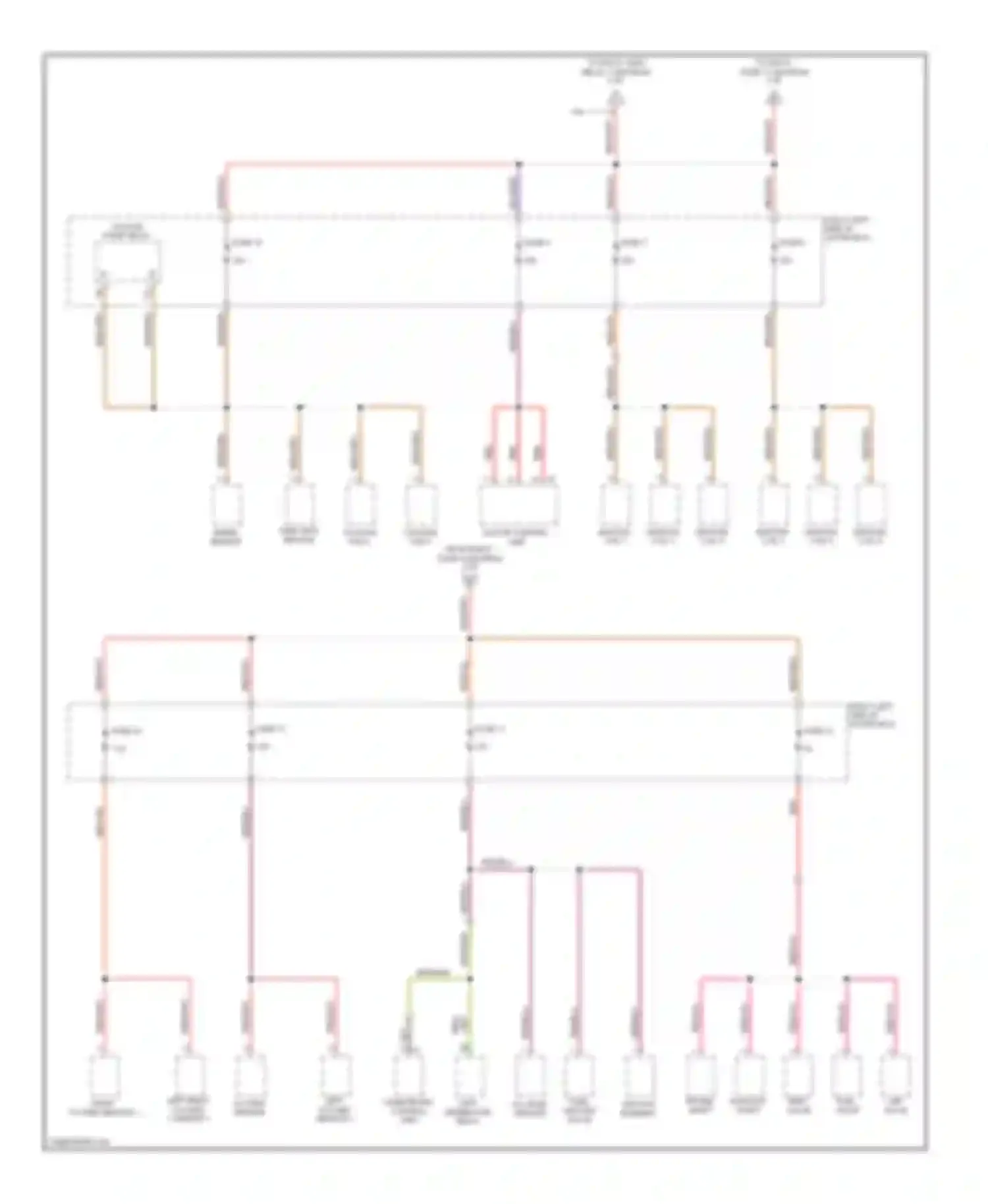 Cayenne Porsche I facelift (2007-2010): Power distribution circuit (2 of 8)