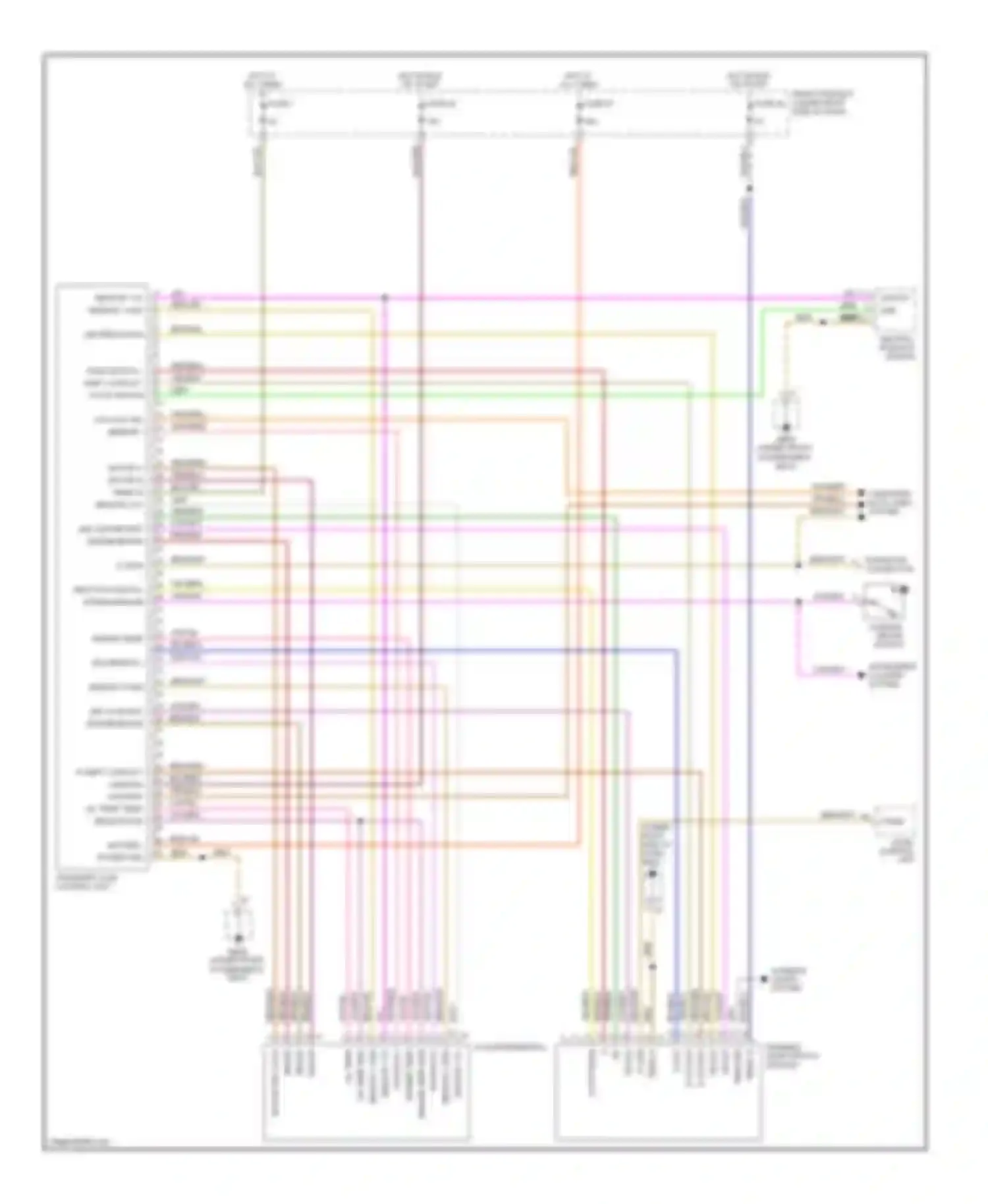 Wiring diagram 1 2 3 supply output gnd for Porsche Cayenne I facelift (2007-2010) (1 of 1)