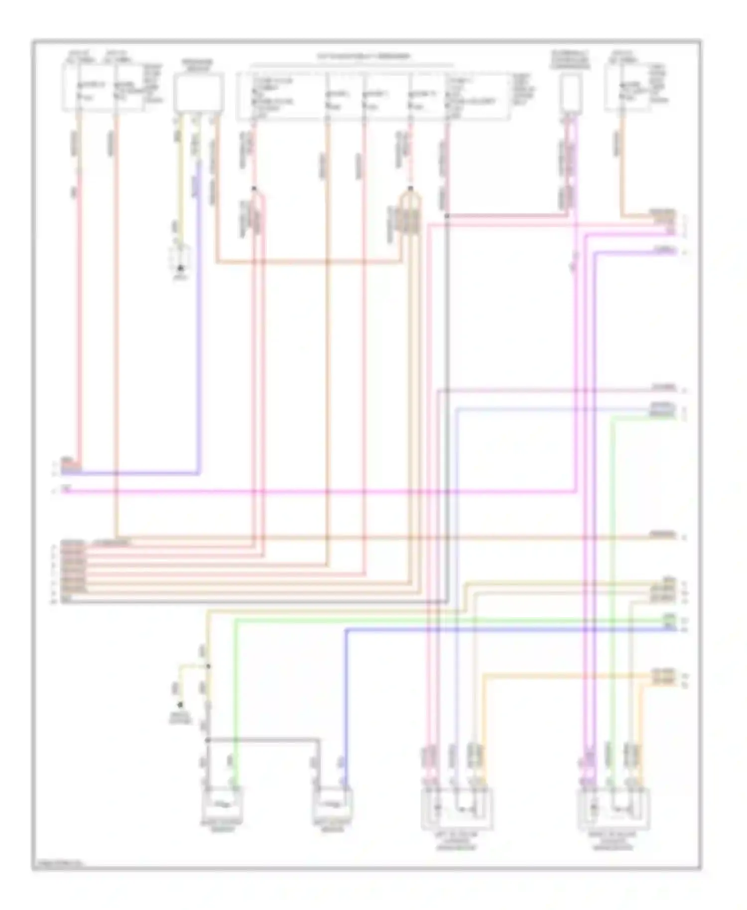 Wiring diagram blk for Porsche Cayenne I facelift (2007-2010) (7 of 71)