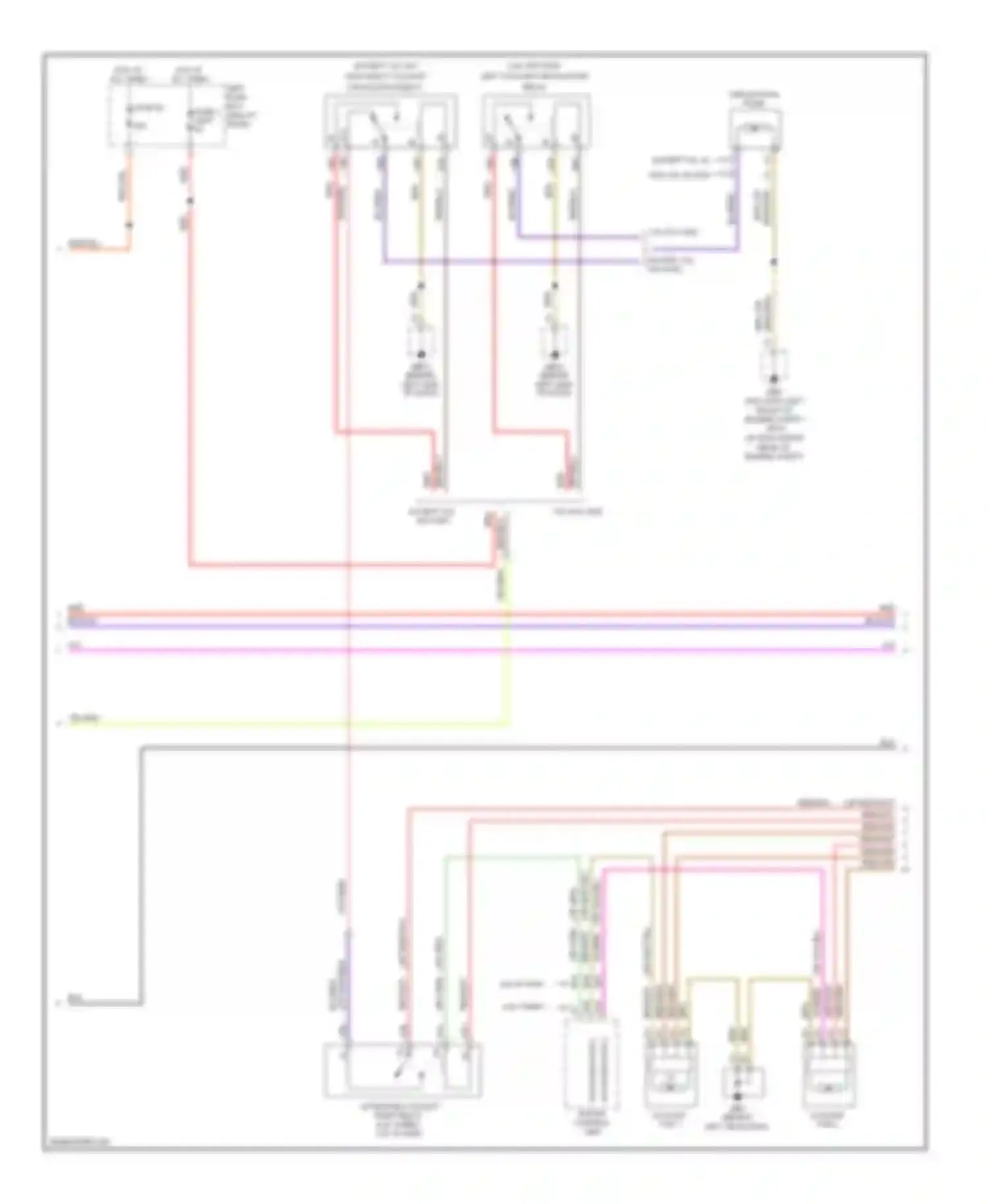 Wiring diagram blk for Porsche Cayenne I facelift (2007-2010) (18 of 71)