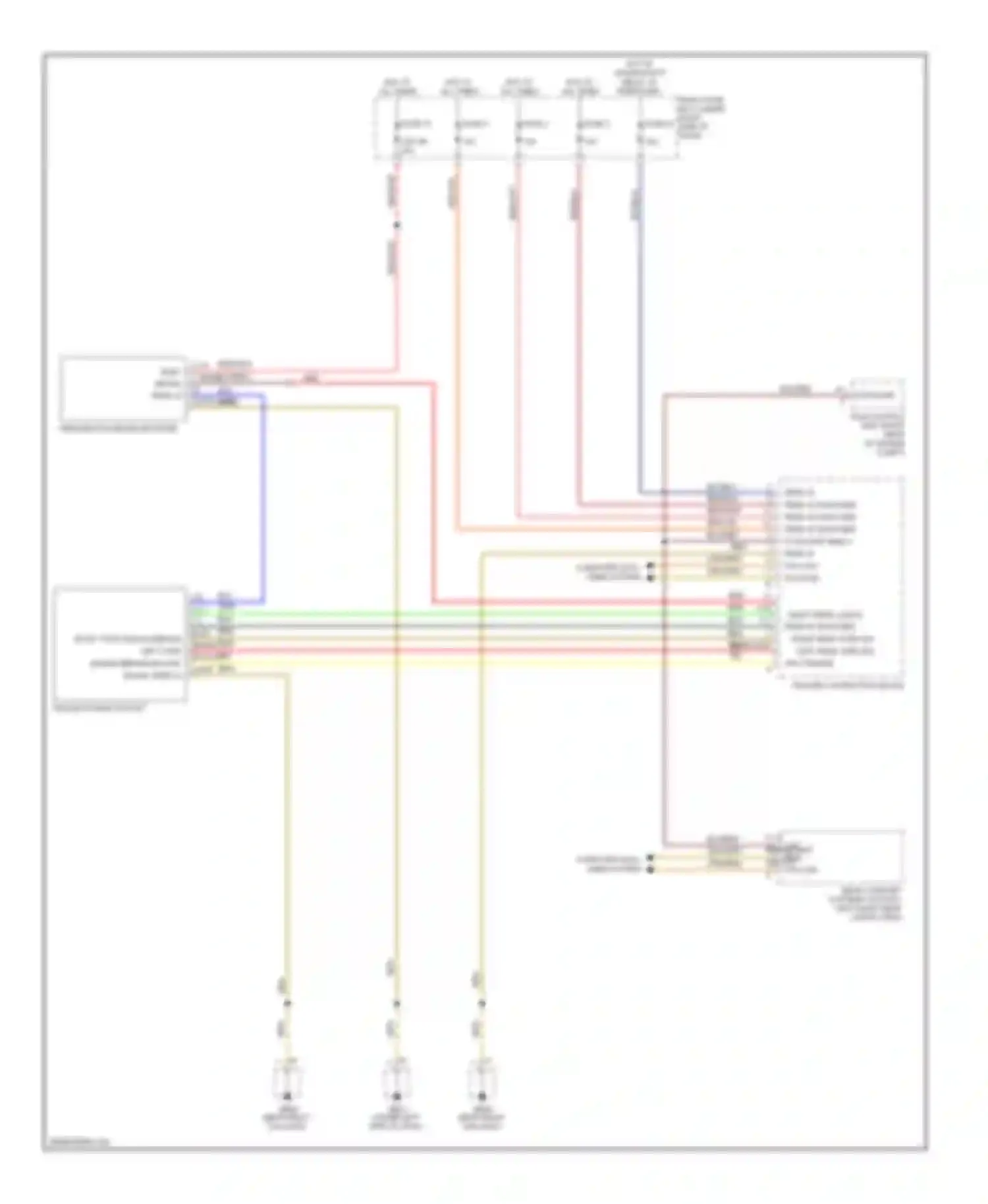 Wiring diagram blk/red for Porsche Cayenne I facelift (2007-2010) (10 of 21)