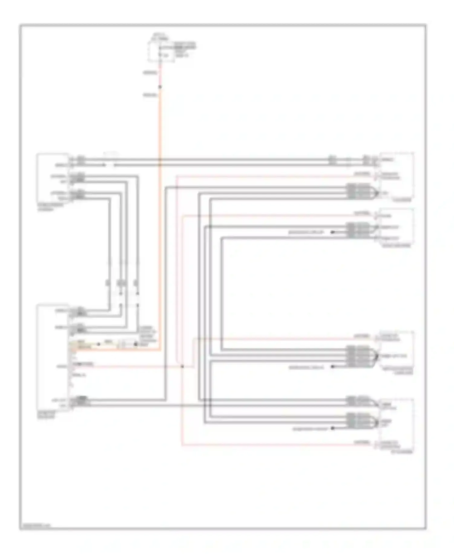Wiring diagram bose radio circuit for Porsche Cayenne I facelift (2007-2010) (1 of 1)