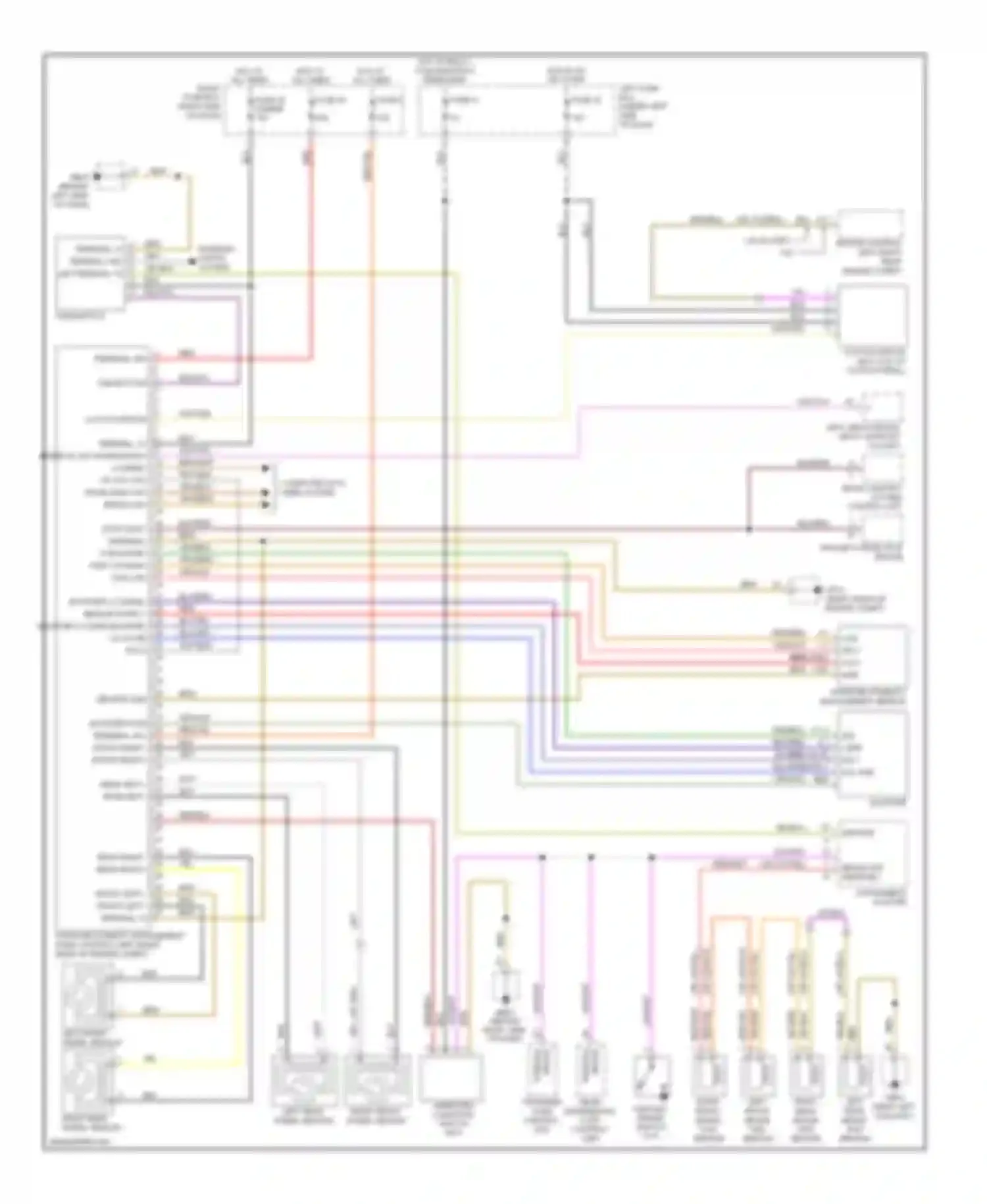 Wiring diagram brn for Porsche Cayenne I facelift (2007-2010) (12 of 98)