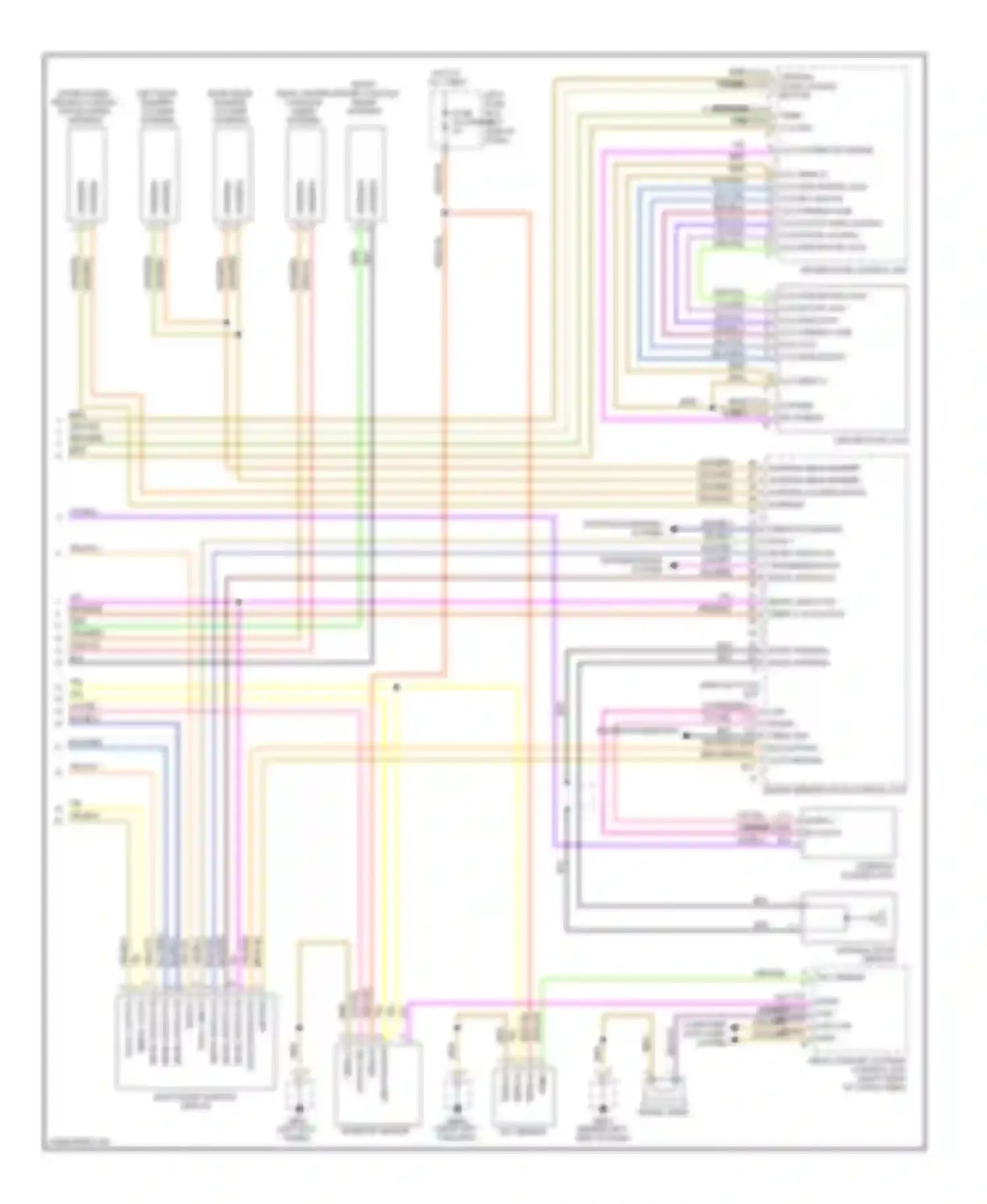Wiring diagram brn/red for Porsche Cayenne I facelift (2007-2010) (20 of 24)