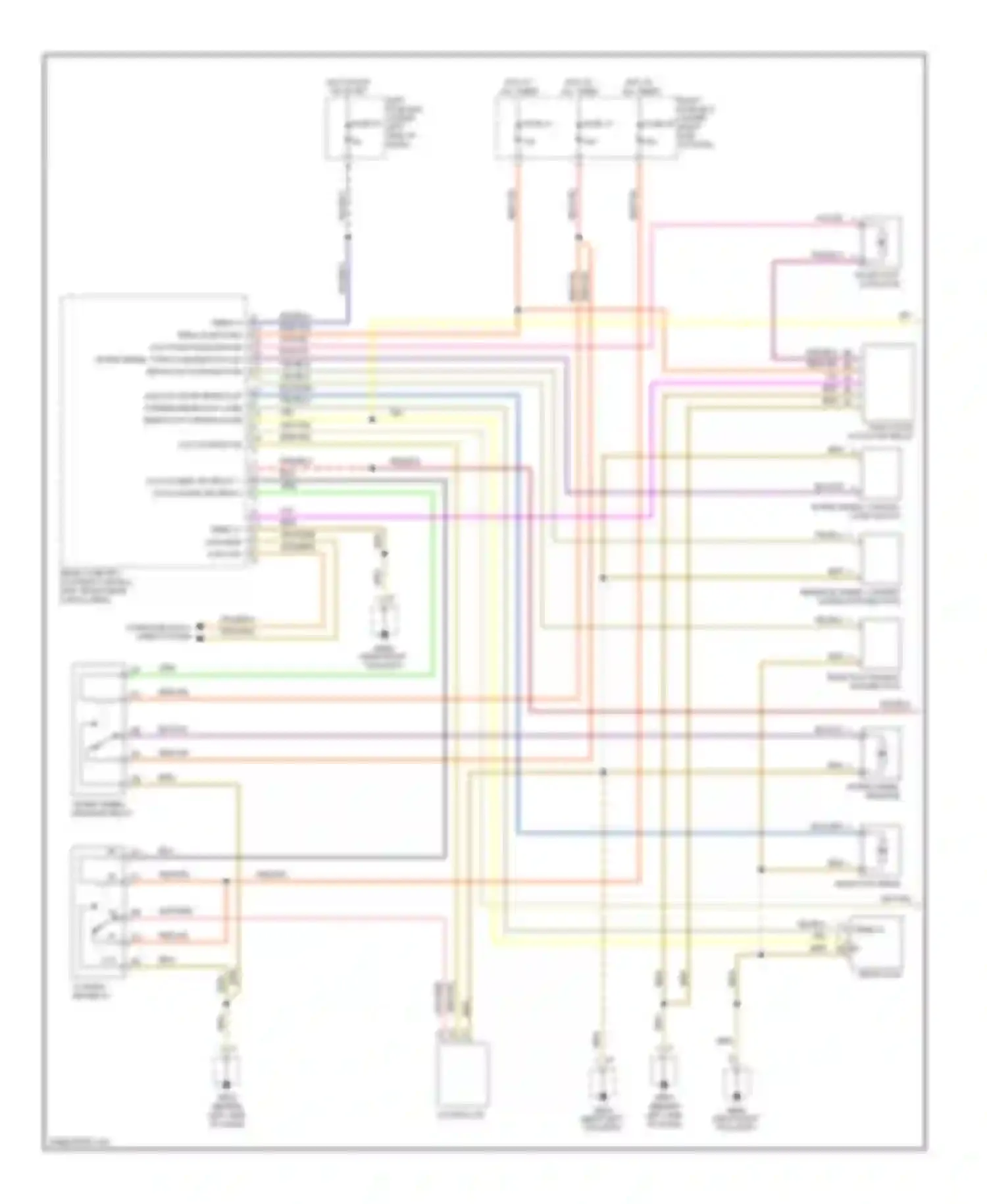 Wiring diagram computer data lines system for Porsche Cayenne I facelift (2007-2010) (33 of 38)