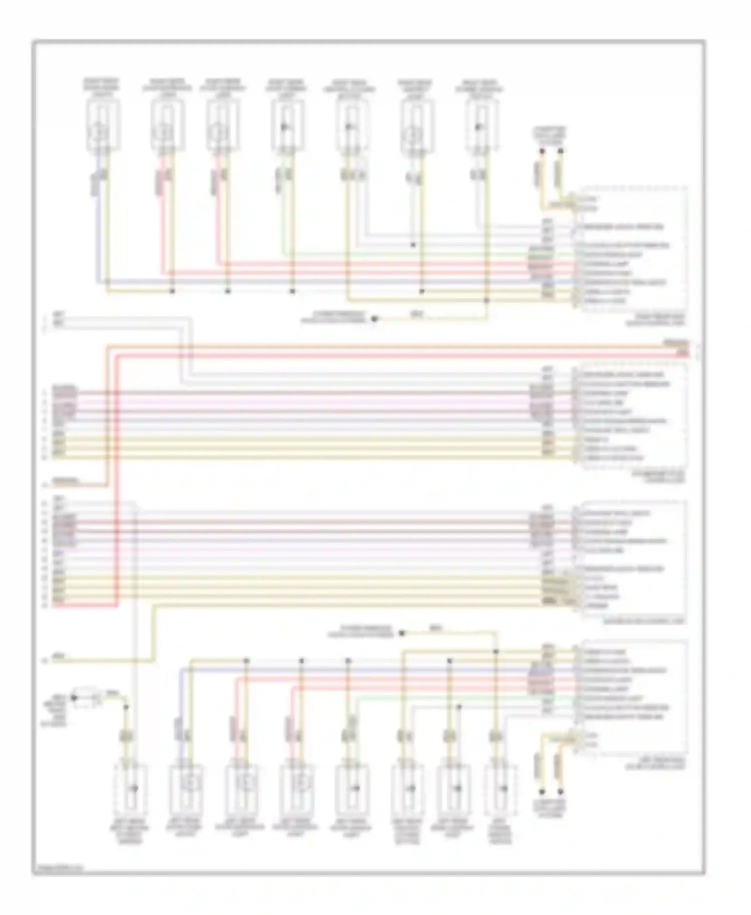 Wiring diagram computer data lines system for Porsche Cayenne I facelift (2007-2010) (16 of 38)