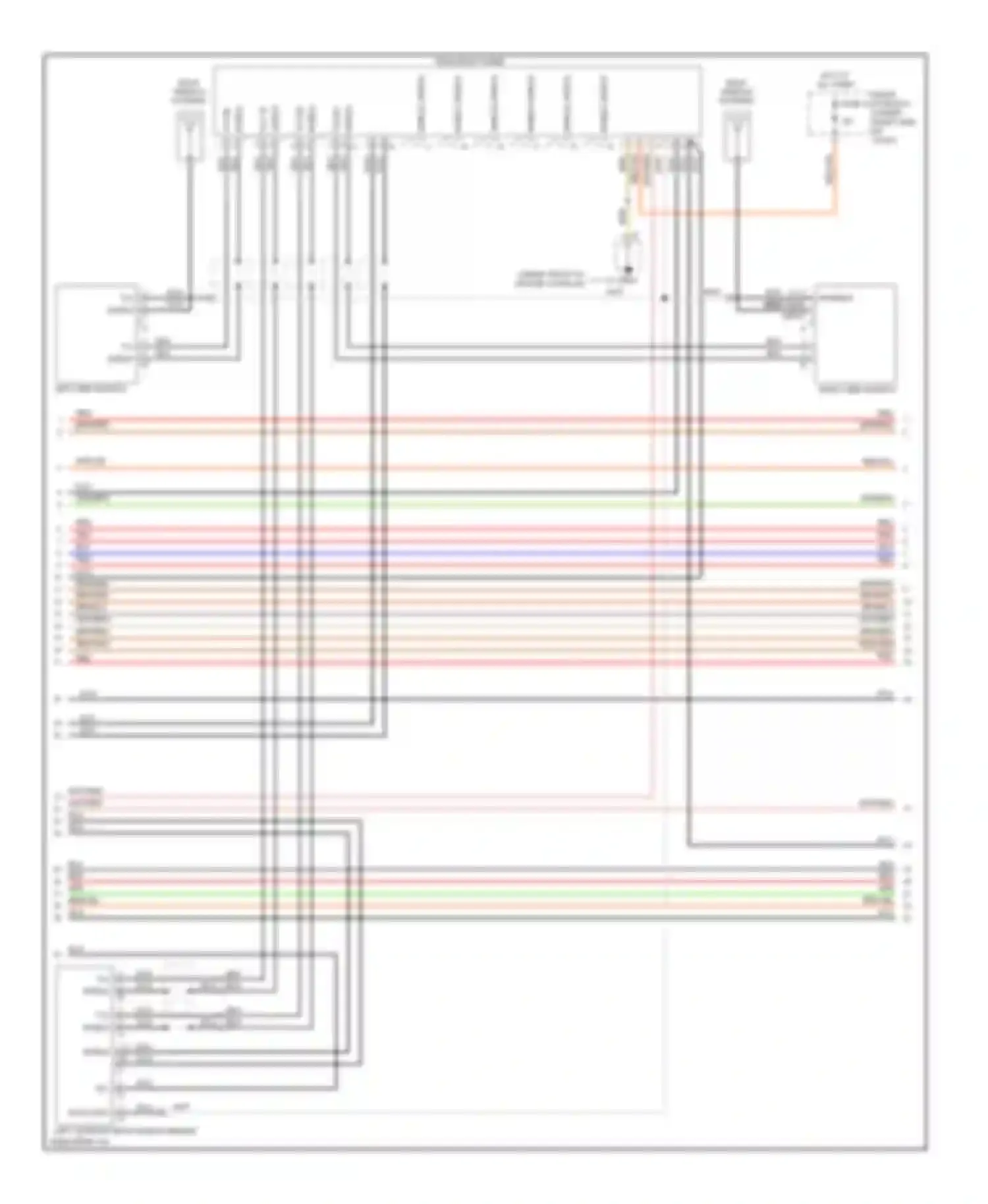Wiring diagram dash) for Porsche Cayenne I facelift (2007-2010) (1 of 4)