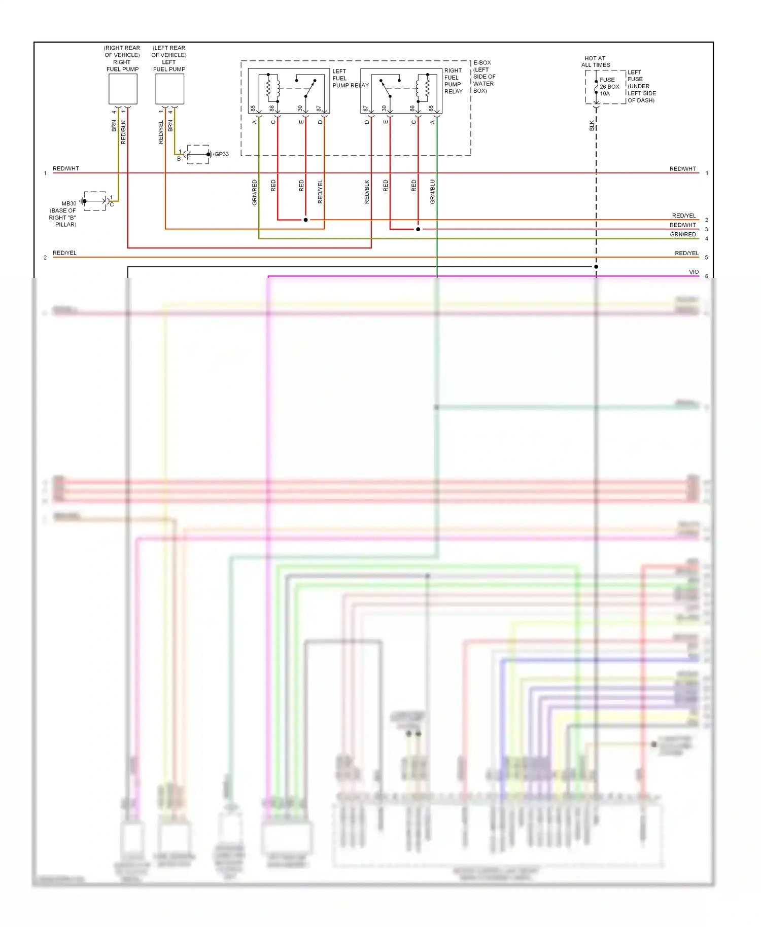 Porsche Cayenne I facelift (2007-2010) diagnostics wiring diagram  (1 of 1)