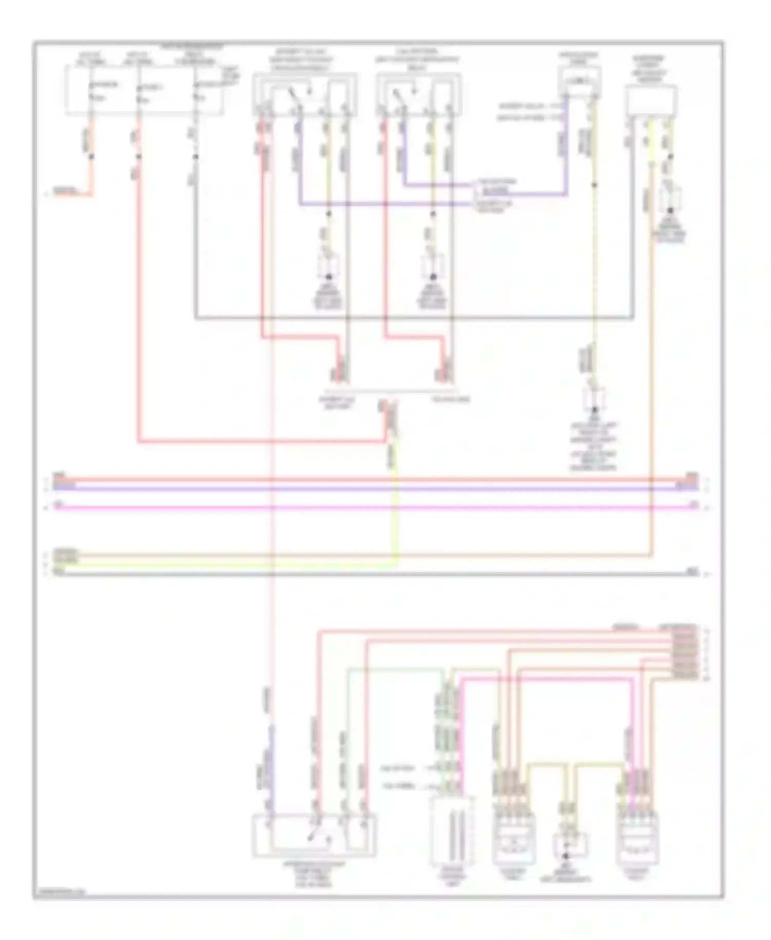 Wiring diagram fuse 51 for Porsche Cayenne I facelift (2007-2010) (3 of 6)