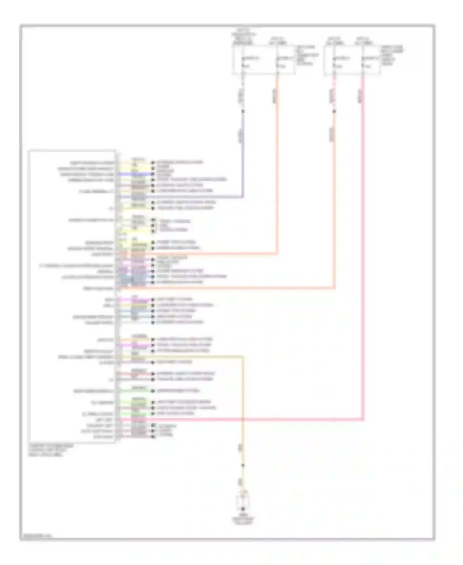 Wiring diagram grn/blk for Porsche Cayenne I facelift (2007-2010) (5 of 14)