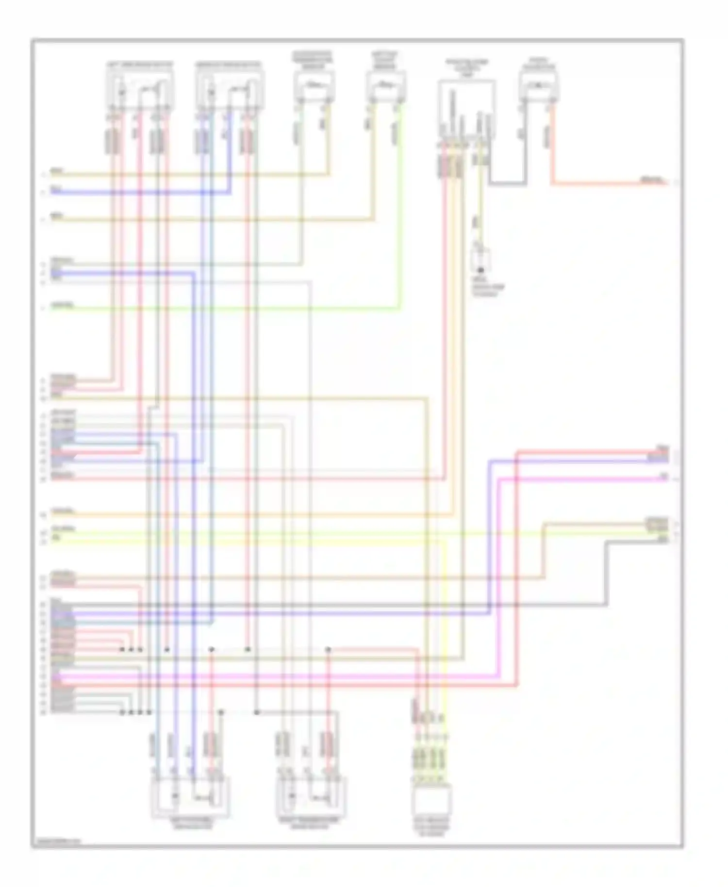 Wiring diagram gry/wht for Porsche Cayenne I facelift (2007-2010) (2 of 15)