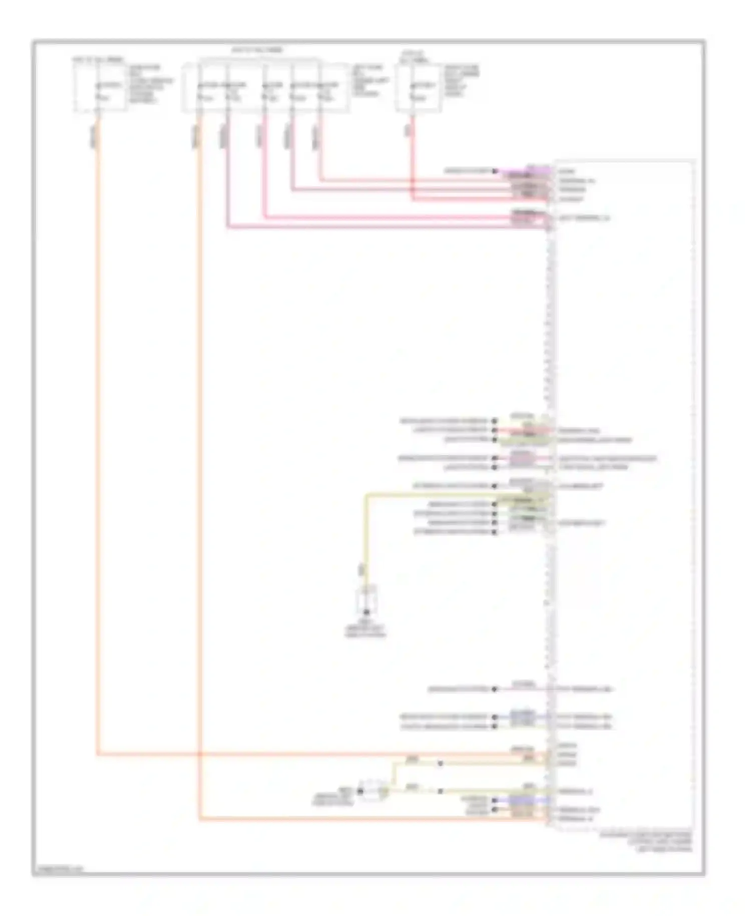 Wiring diagram hot at all times for Porsche Cayenne I facelift (2007-2010) (9 of 47)