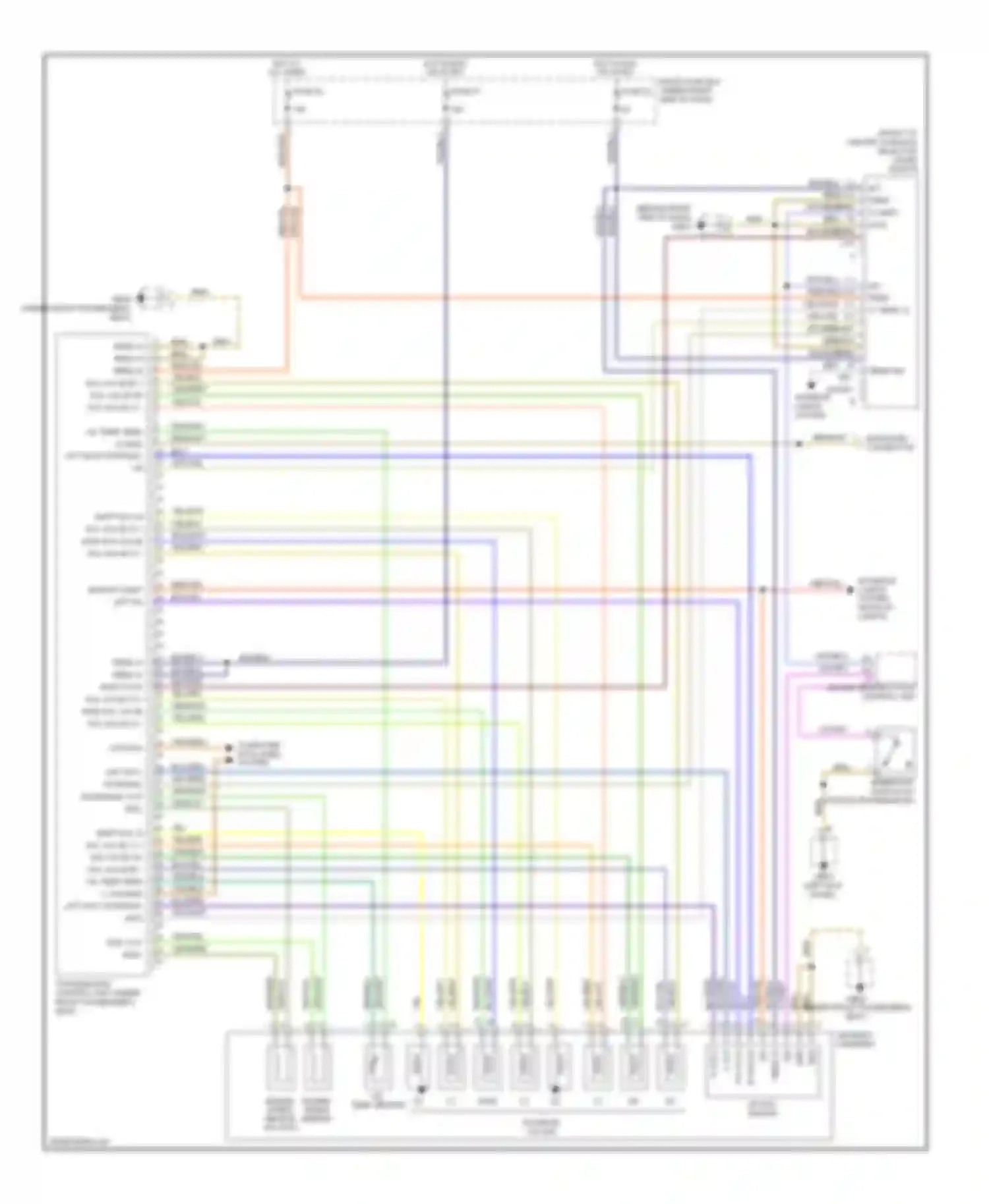 Wiring diagram main sol valve + for Porsche Cayenne I facelift (2007-2010) (1 of 1)