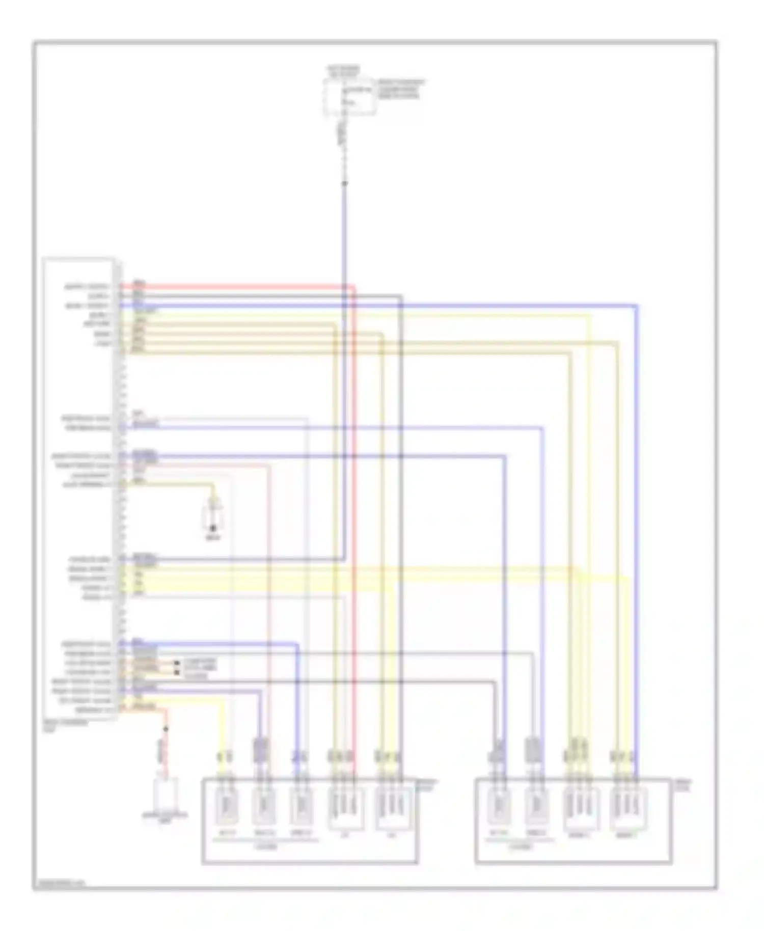 Wiring diagram org/blk for Porsche Cayenne I facelift (2007-2010) (10 of 25)