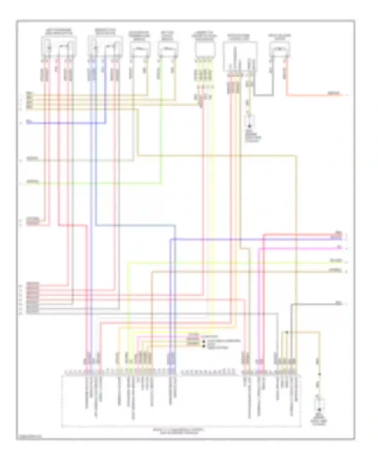 Wiring diagram pnk/wht for Porsche Cayenne I facelift (2007-2010) (4 of 4)
