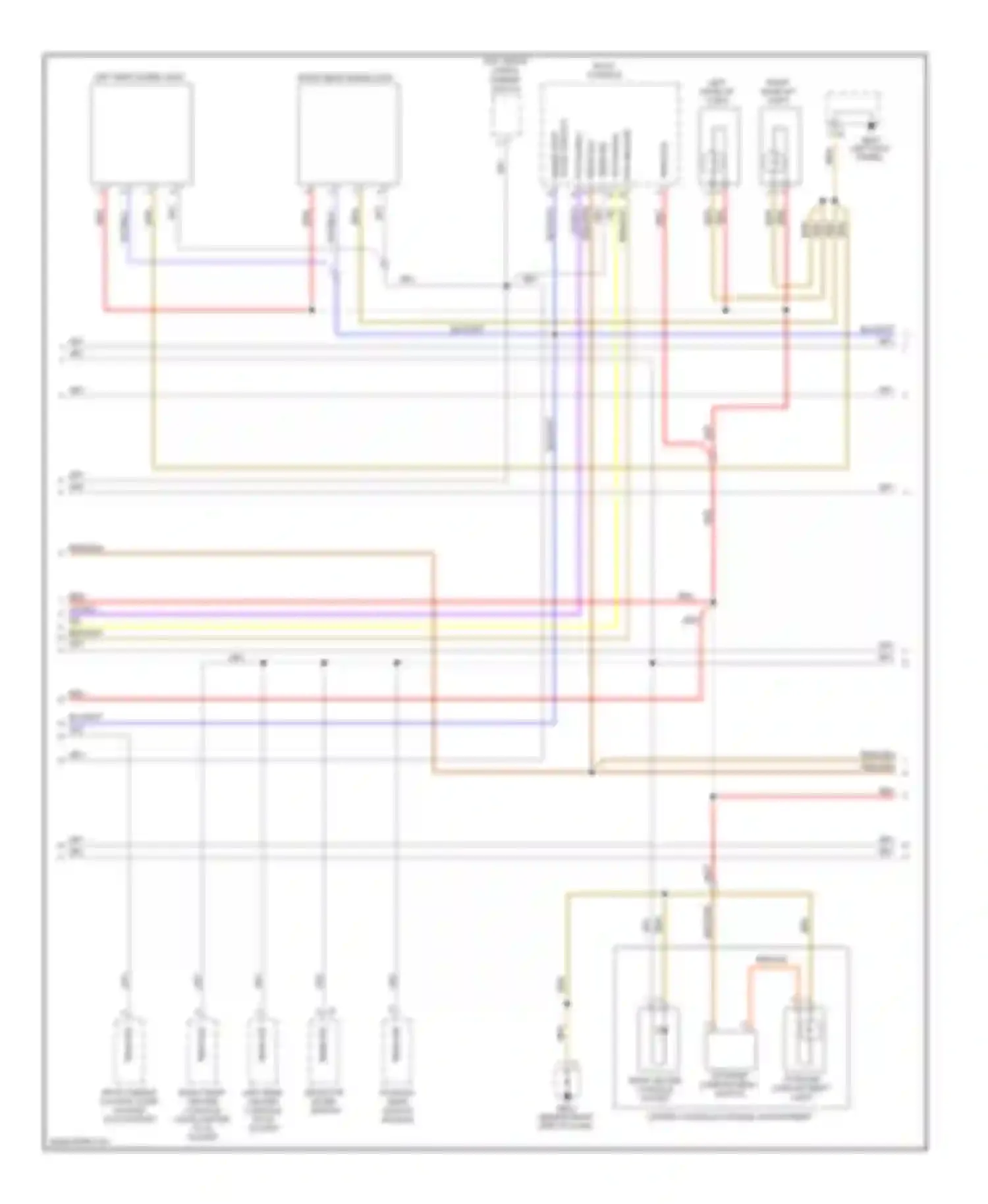 Wiring diagram poti supply for Porsche Cayenne I facelift (2007-2010) (1 of 1)