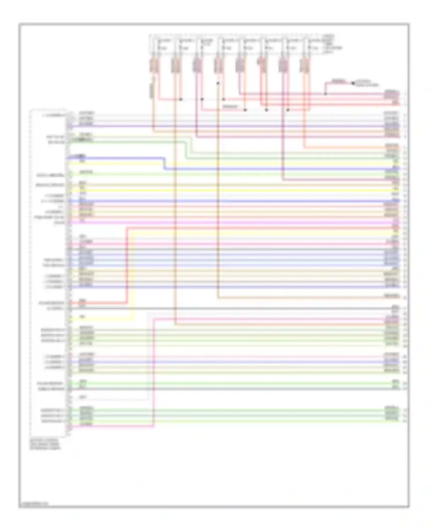 Wiring diagram pulse sensor for Porsche Cayenne I facelift (2007-2010) (1 of 1)