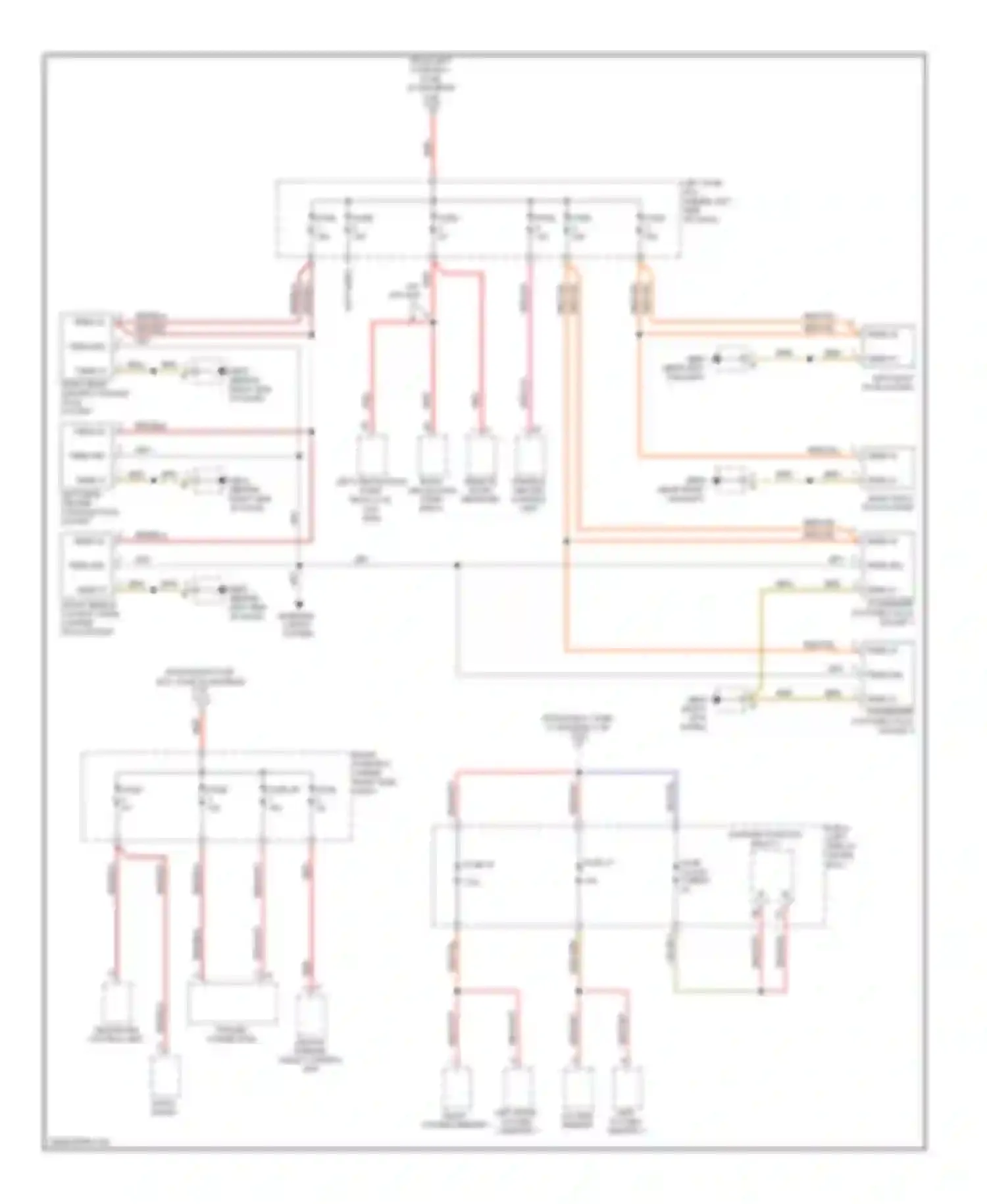 Wiring diagram red/gry for Porsche Cayenne I facelift (2007-2010) (31 of 32)