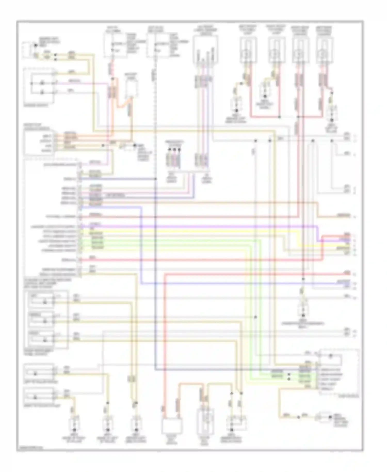 Wiring diagram red/yel for Porsche Cayenne I facelift (2007-2010) (36 of 78)