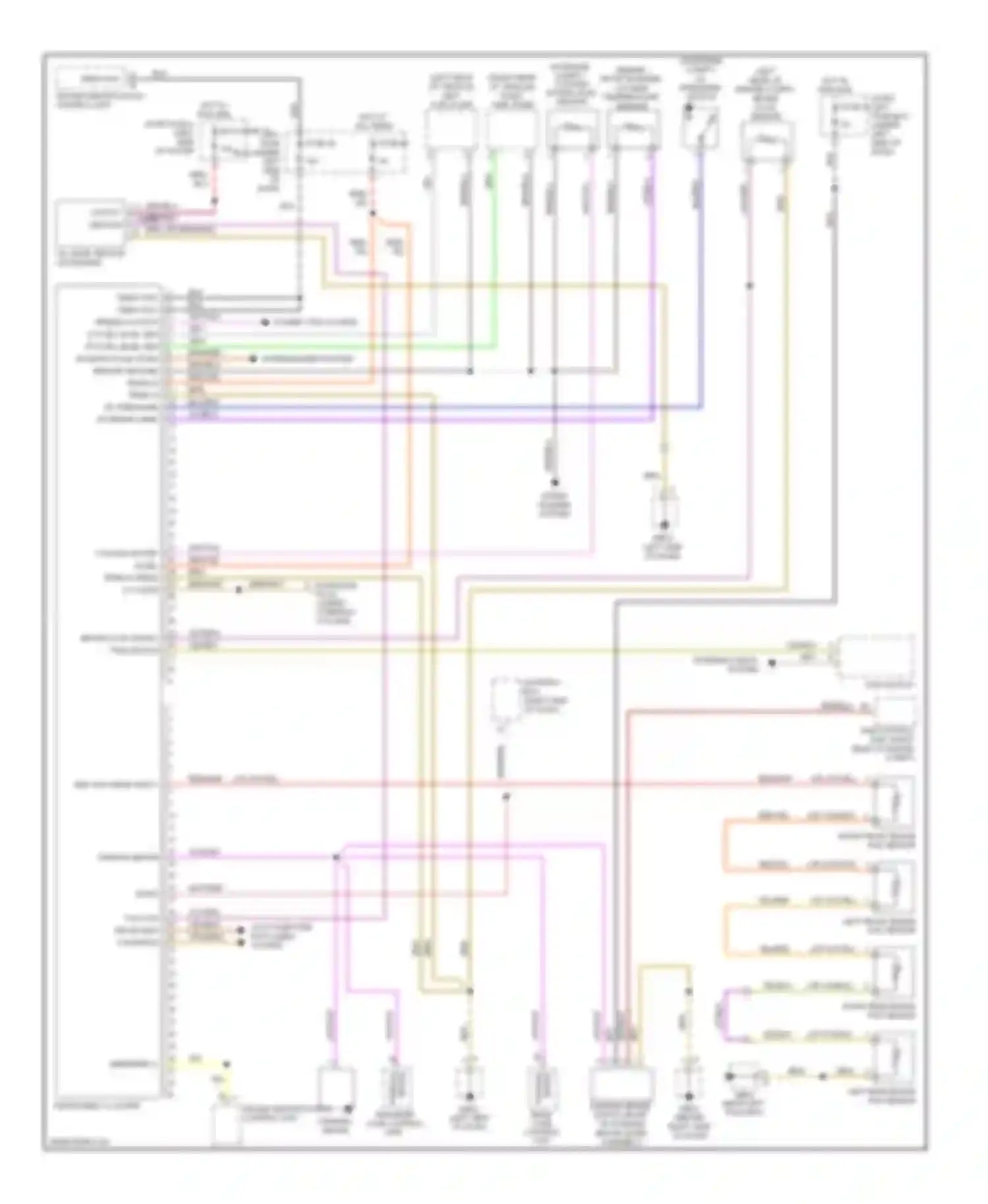 Wiring diagram vio/wht for Porsche Cayenne I facelift (2007-2010) (7 of 16)