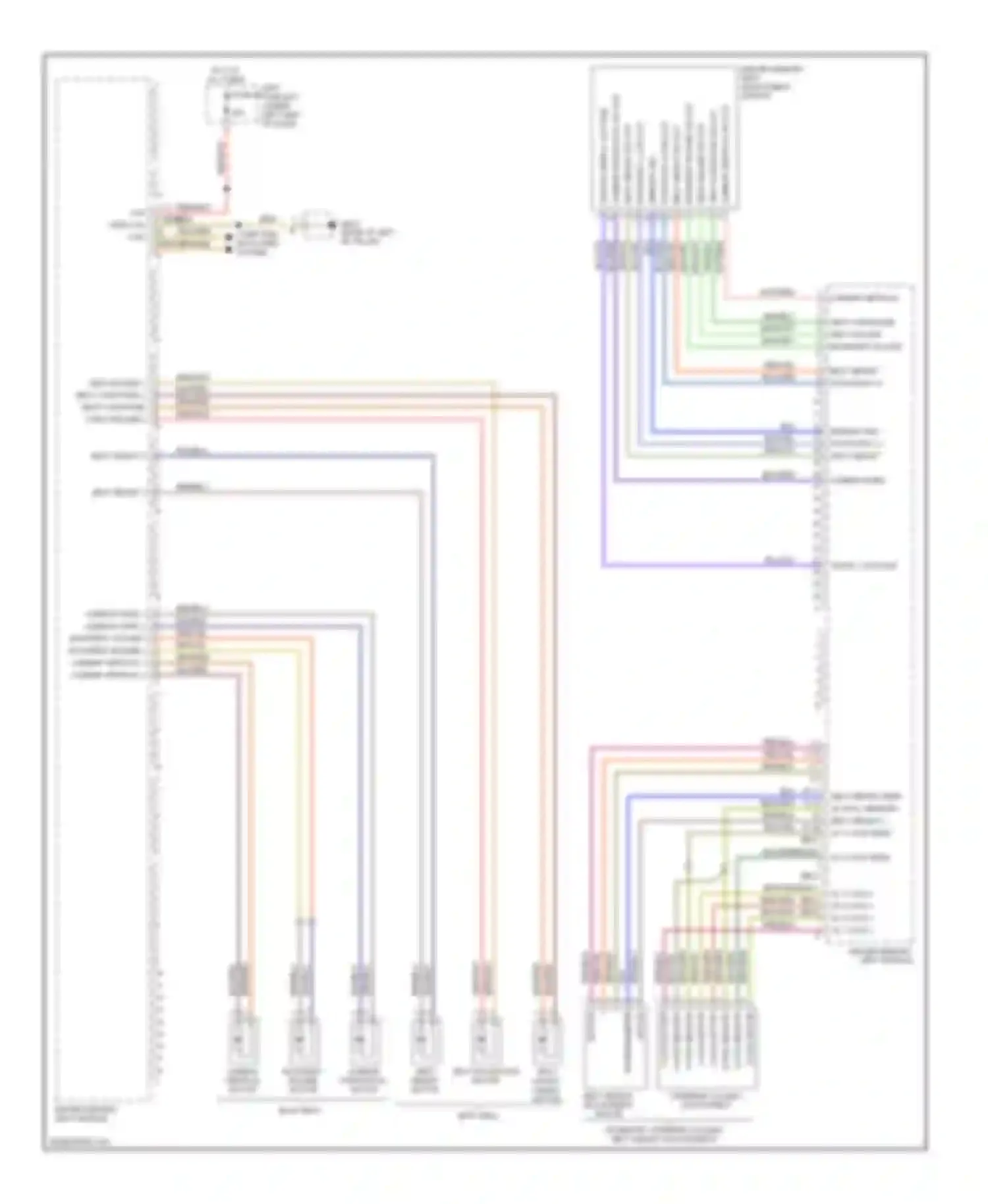 Wiring diagram y-axis sensor- for Porsche Cayenne I facelift (2007-2010) (1 of 1)