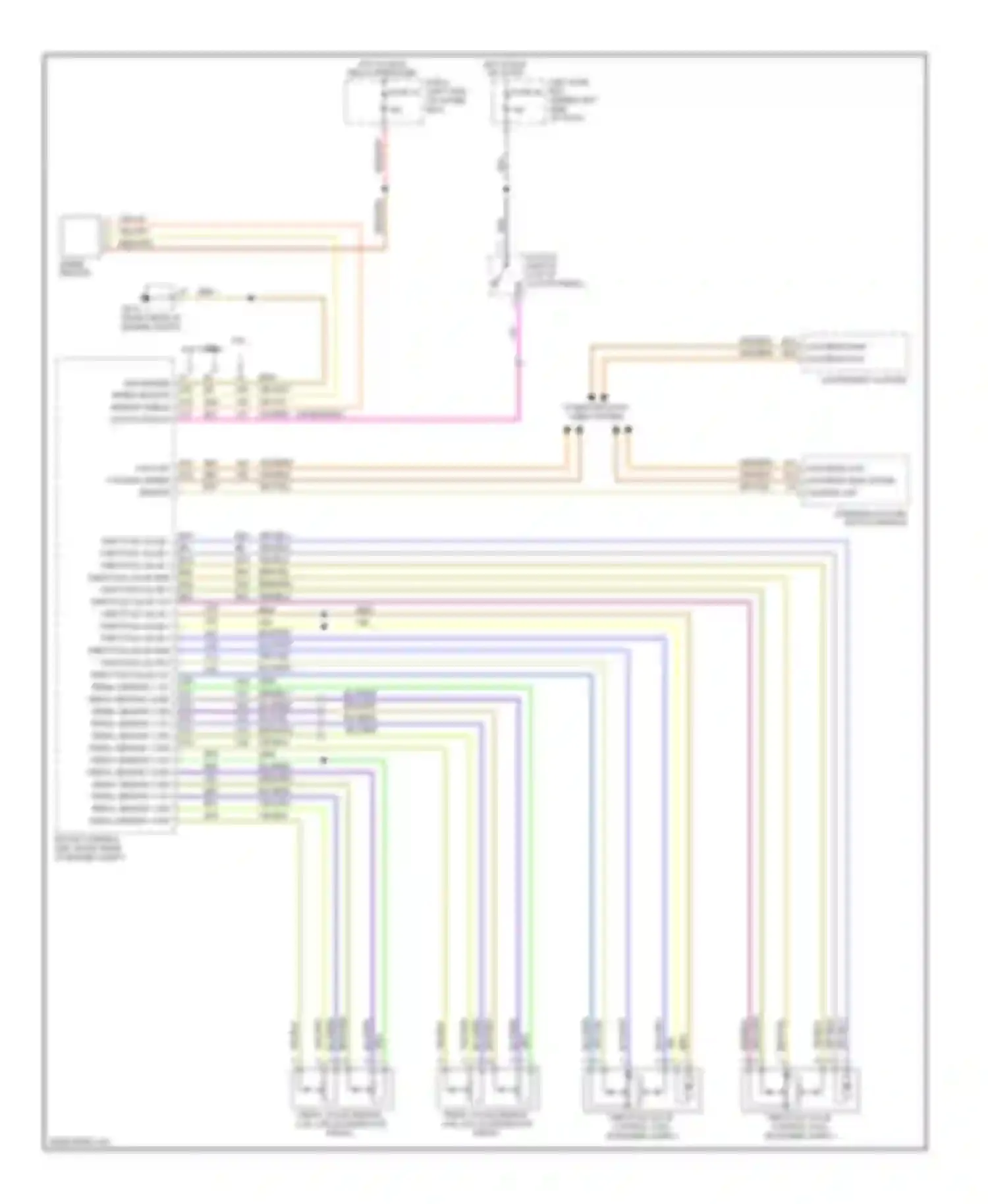 Wiring diagram yel/blk for Porsche Cayenne I facelift (2007-2010) (4 of 24)