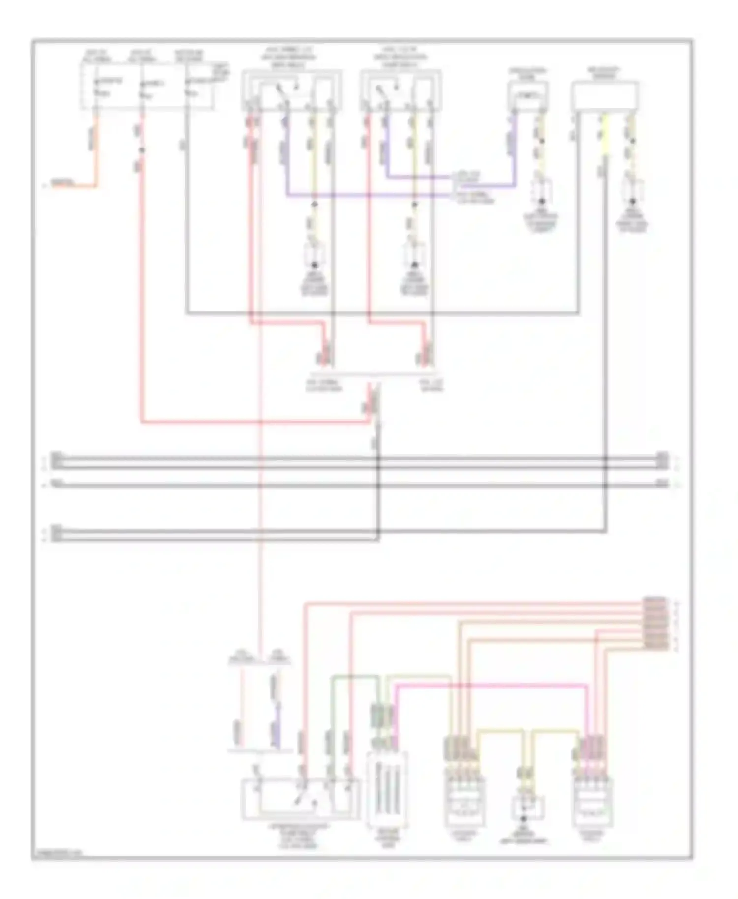 Cayenne Porsche I (2002-2007): Automatic a/c circuit, dual a/c circuit (3 of 4)