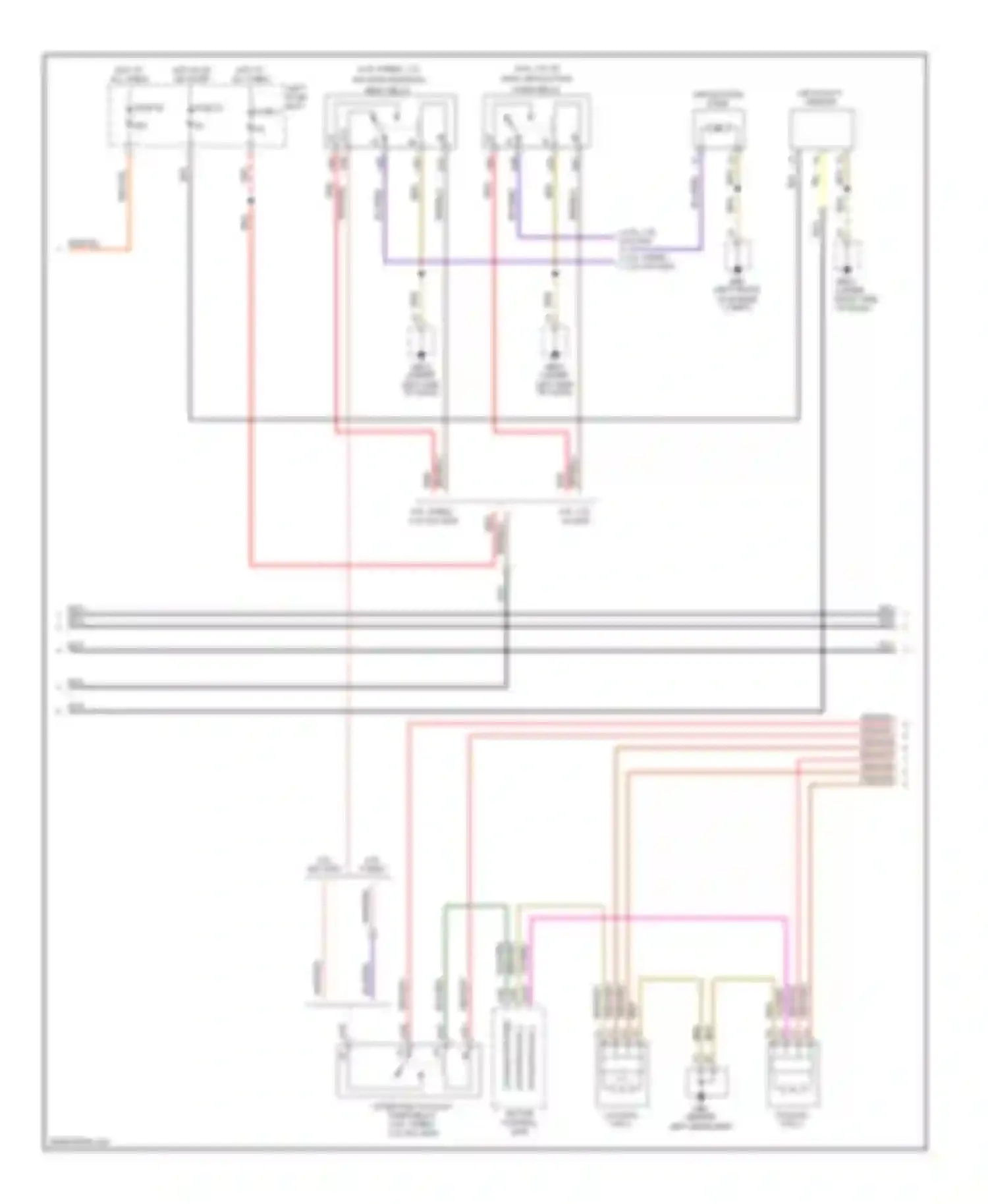 Cayenne Porsche I (2002-2007): Automatic a/c circuit, front & rear a/c (3 of 5)