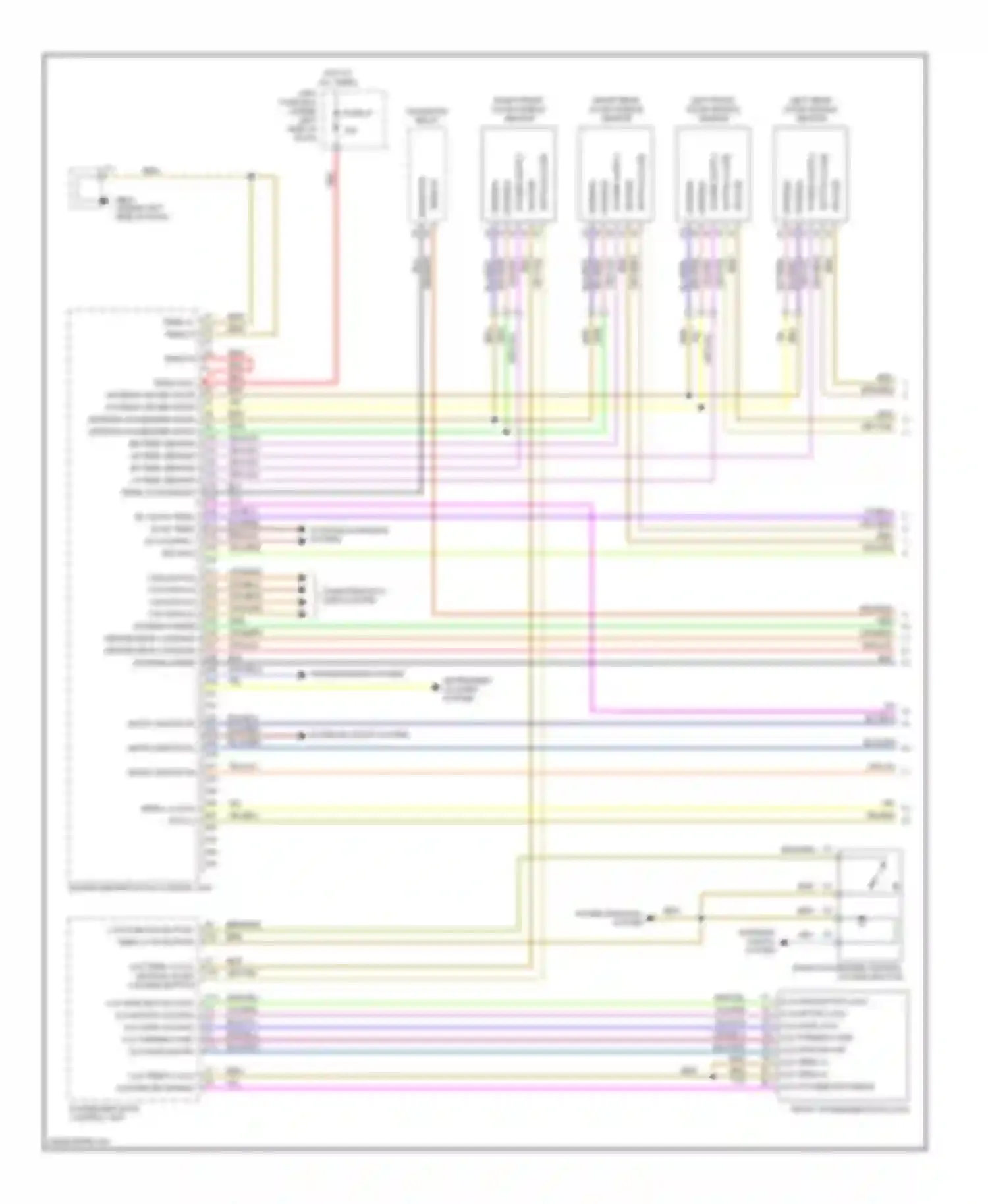 Cayenne Porsche I (2002-2007): Anti-theft circuit (1 of 3)