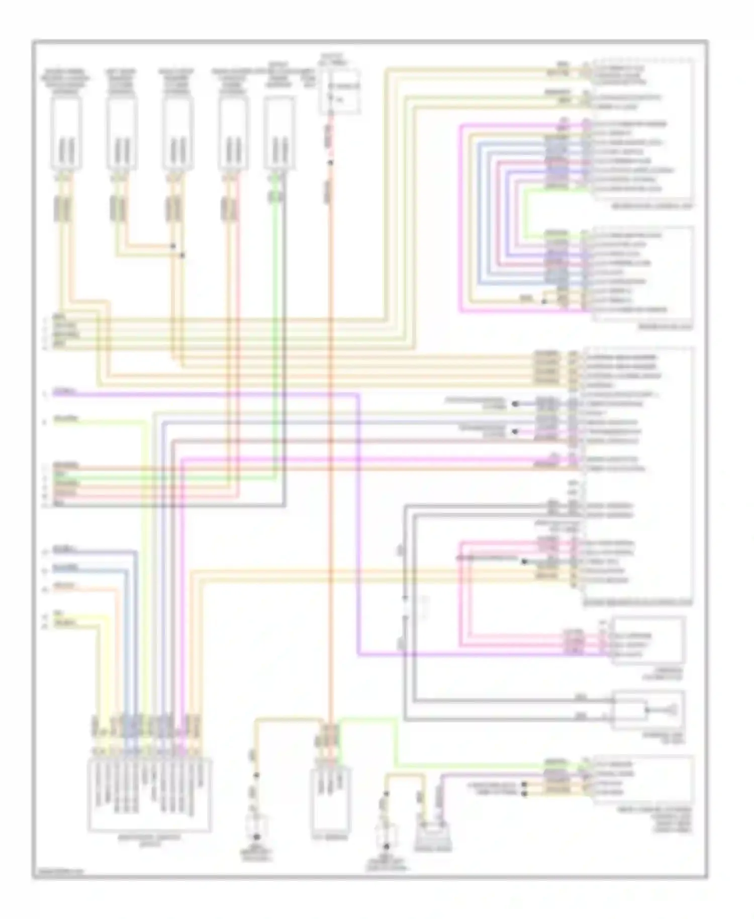Cayenne Porsche I (2002-2007): Anti-theft circuit (3 of 3)