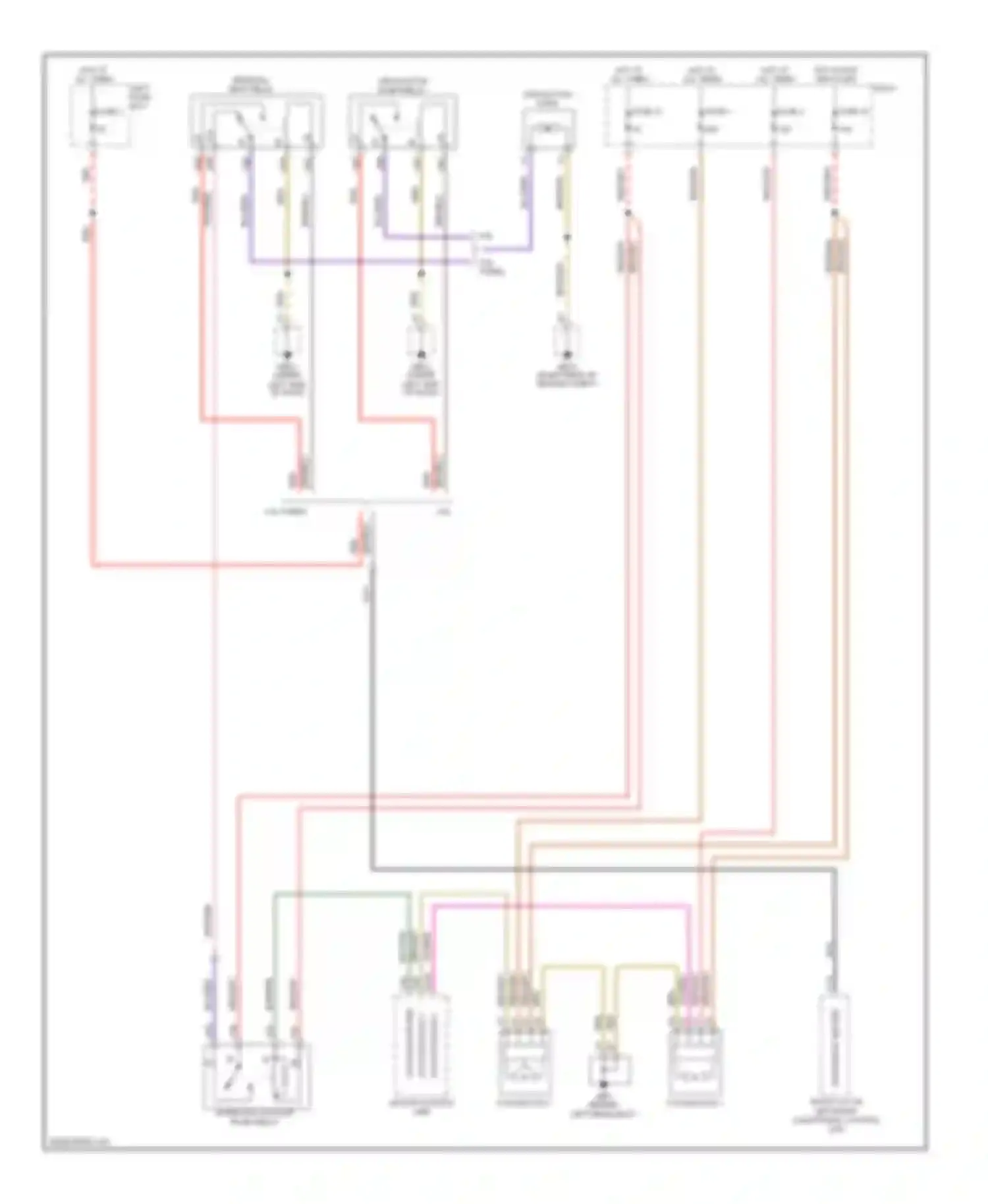 Cayenne Porsche I (2002-2007): 4.5l turbo, cooling fan circuit