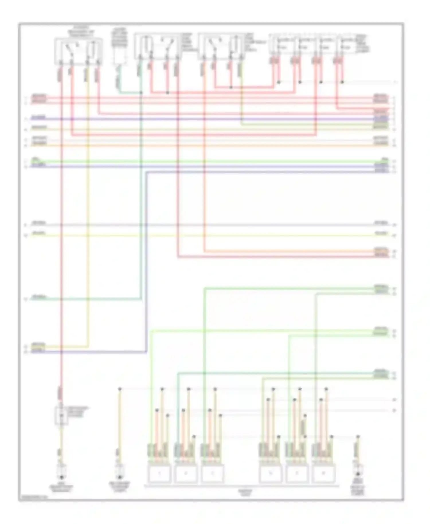 Cayenne Porsche I (2002-2007): Wiring diagram engine performance 3.2l (2 of 4)