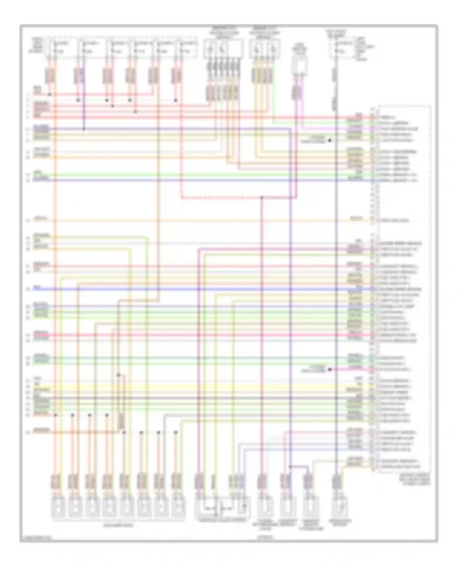 Cayenne Porsche I (2002-2007): Wiring diagram engine performance 4.5l (4 of 4)