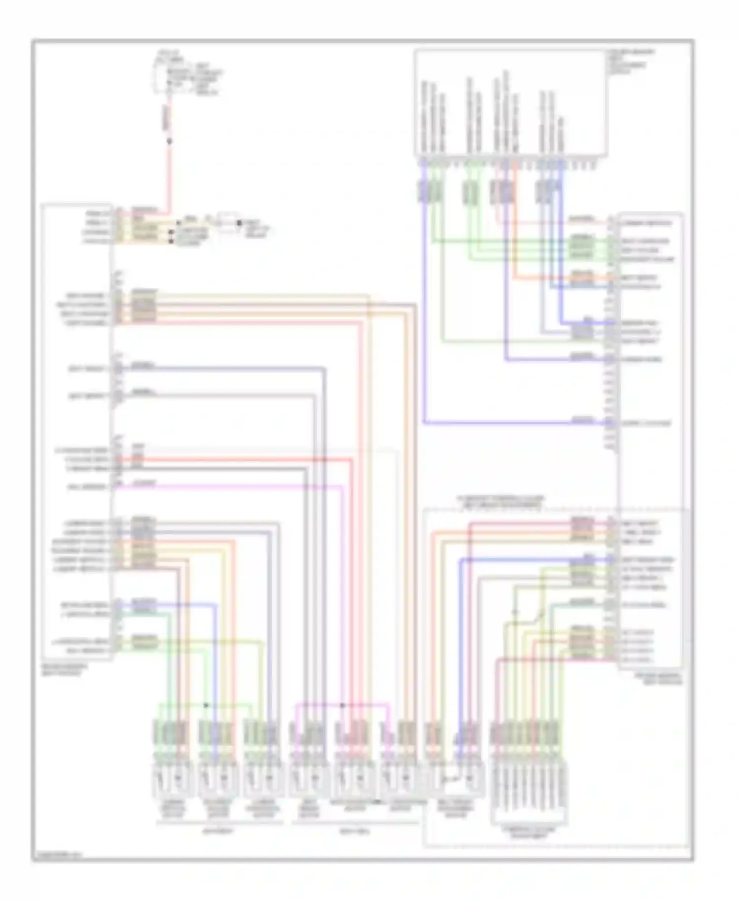 Cayenne Porsche I (2002-2007): Driver"s memory seat circuit