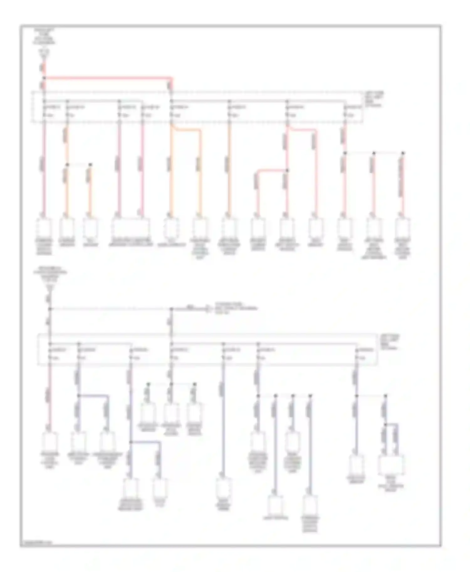 Cayenne Porsche I (2002-2007): Power distribution circuit (3 of 10)