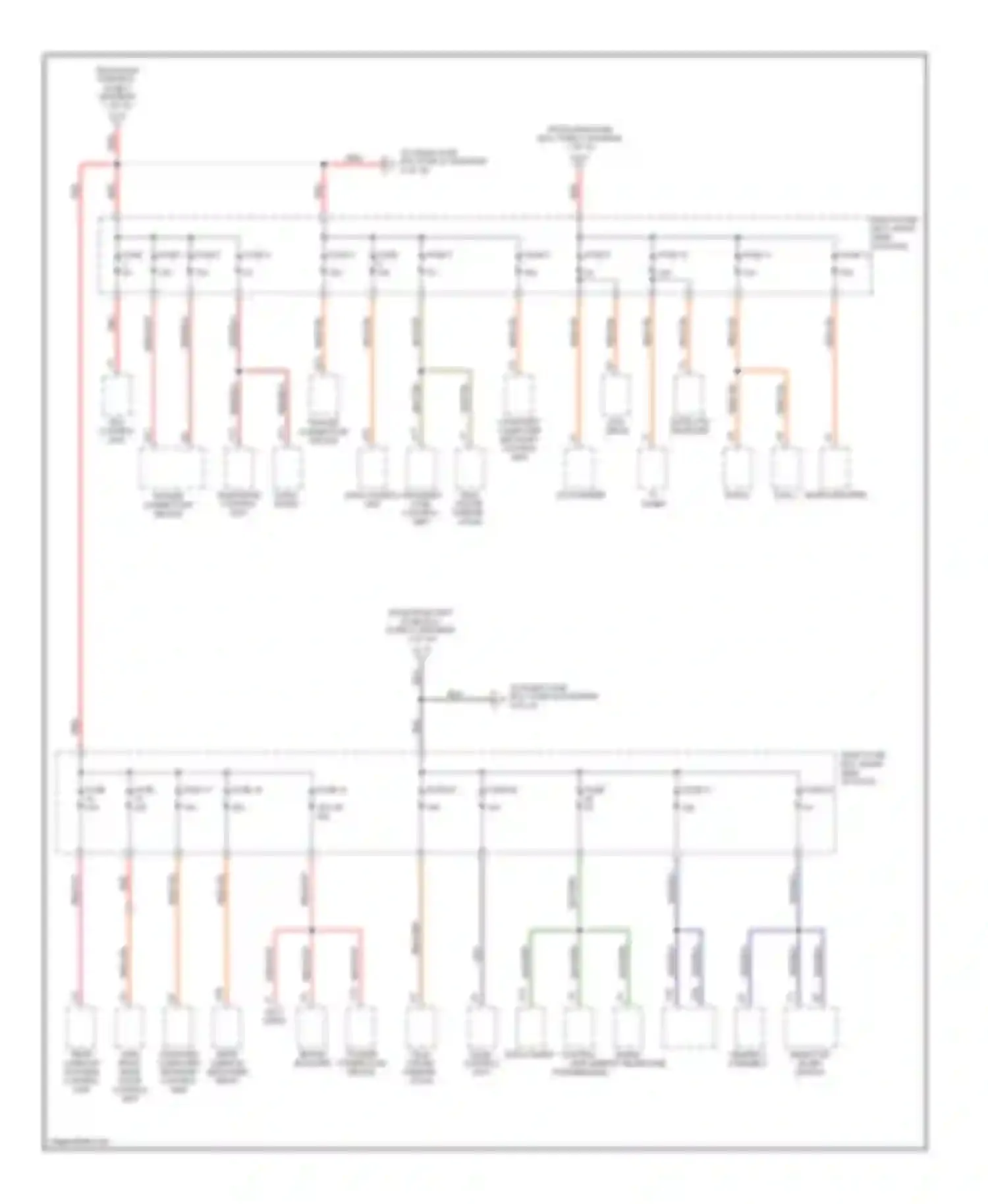 Cayenne Porsche I (2002-2007): Power distribution circuit (4 of 10)