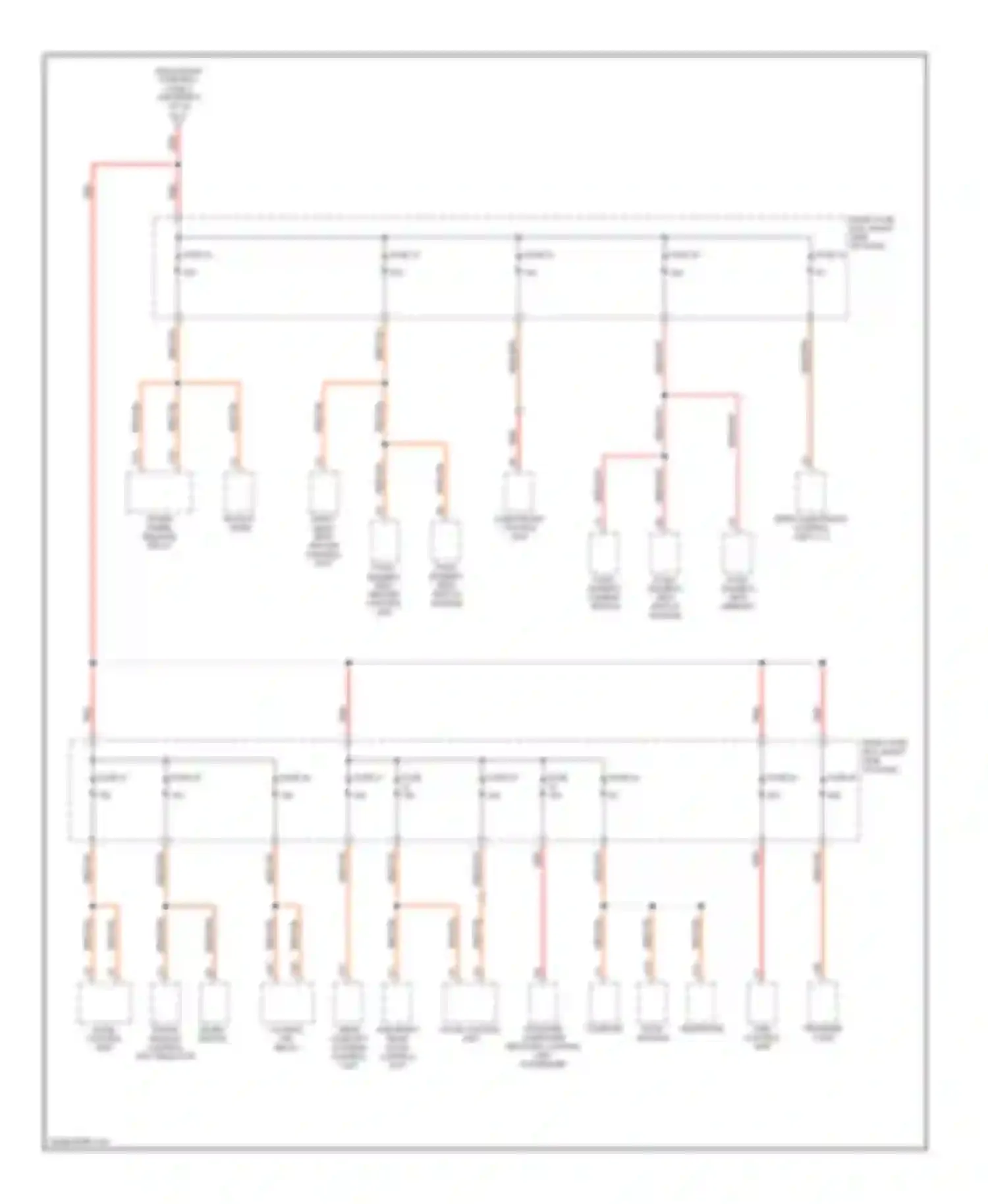 Cayenne Porsche I (2002-2007): Power distribution circuit (5 of 10)