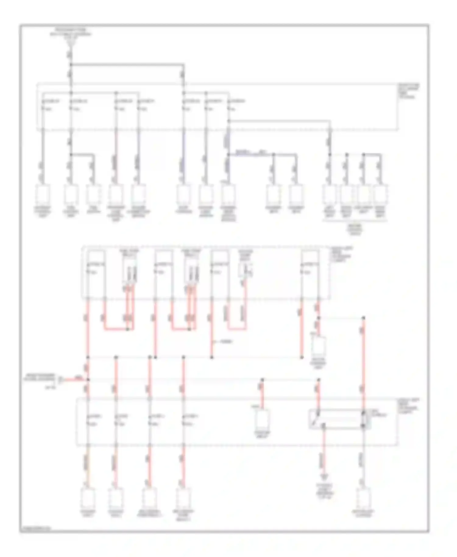 Cayenne Porsche I (2002-2007): Power distribution circuit (6 of 10)