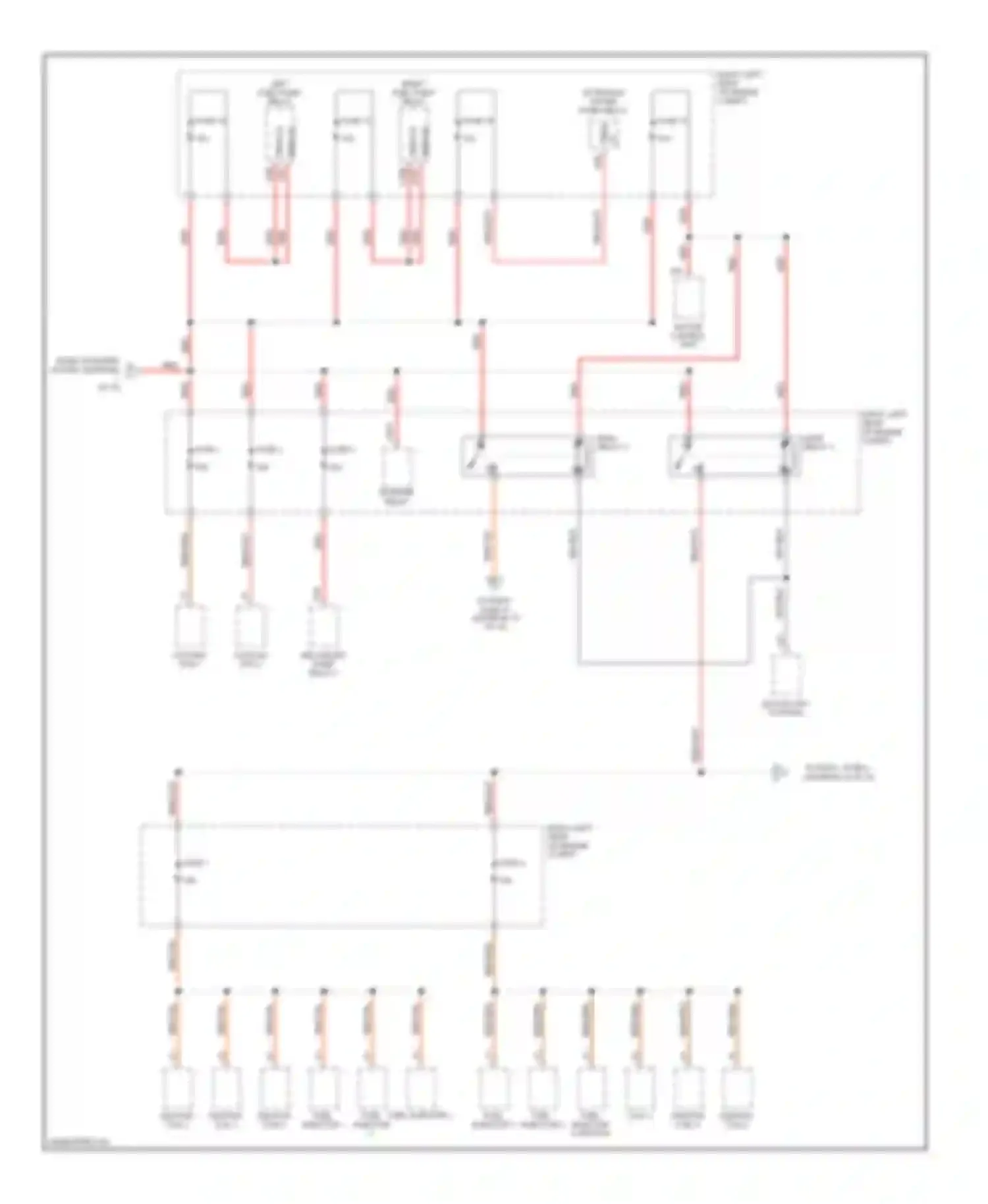 Cayenne Porsche I (2002-2007): Power distribution circuit (9 of 10)