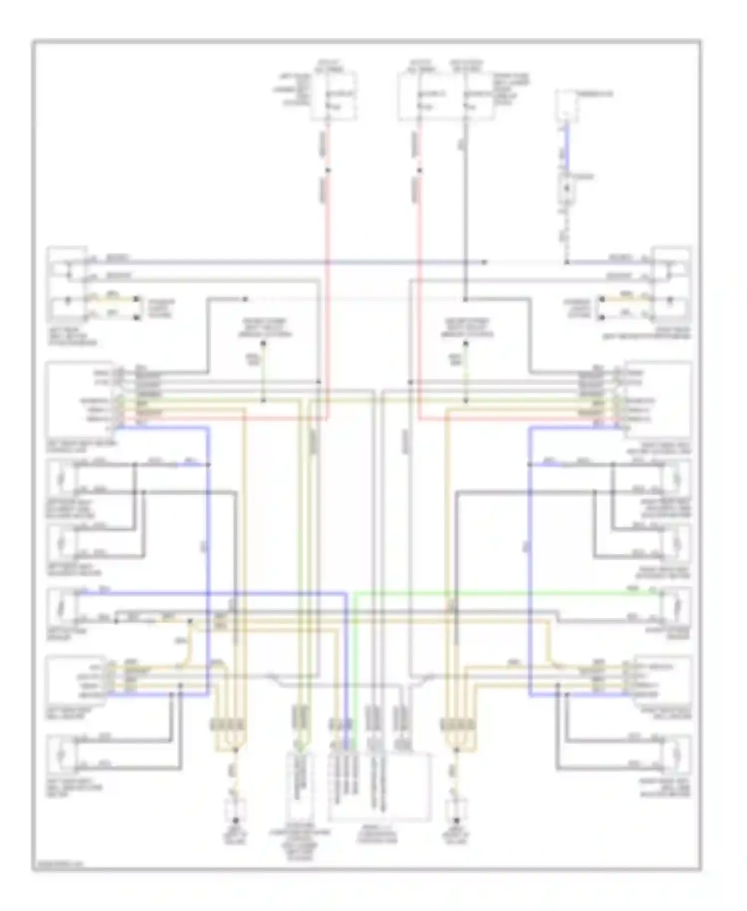 Cayenne Porsche I (2002-2007): Rear seat heater circuit