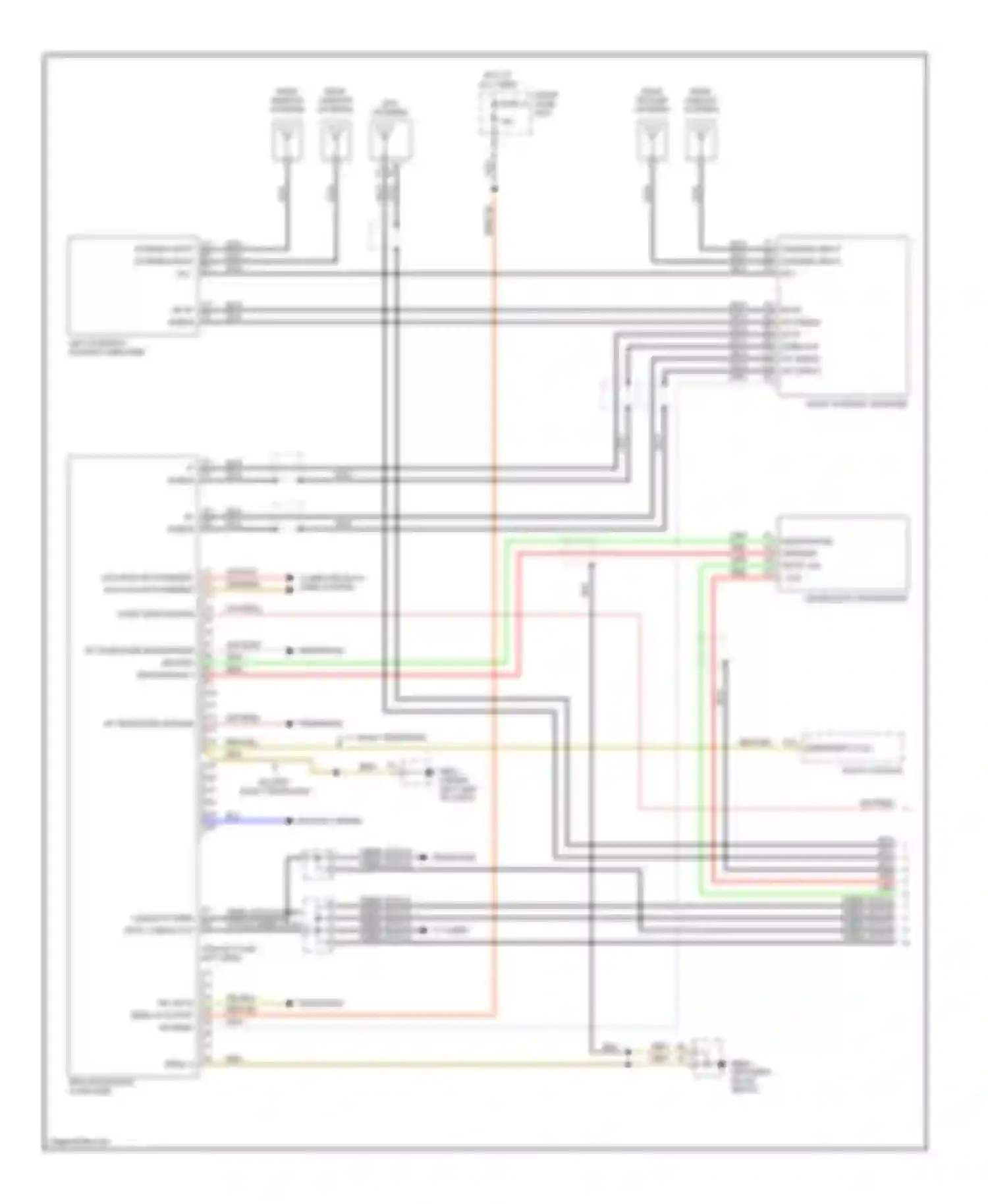 Cayenne Porsche I (2002-2007): Bose radio circuit (1 of 3)